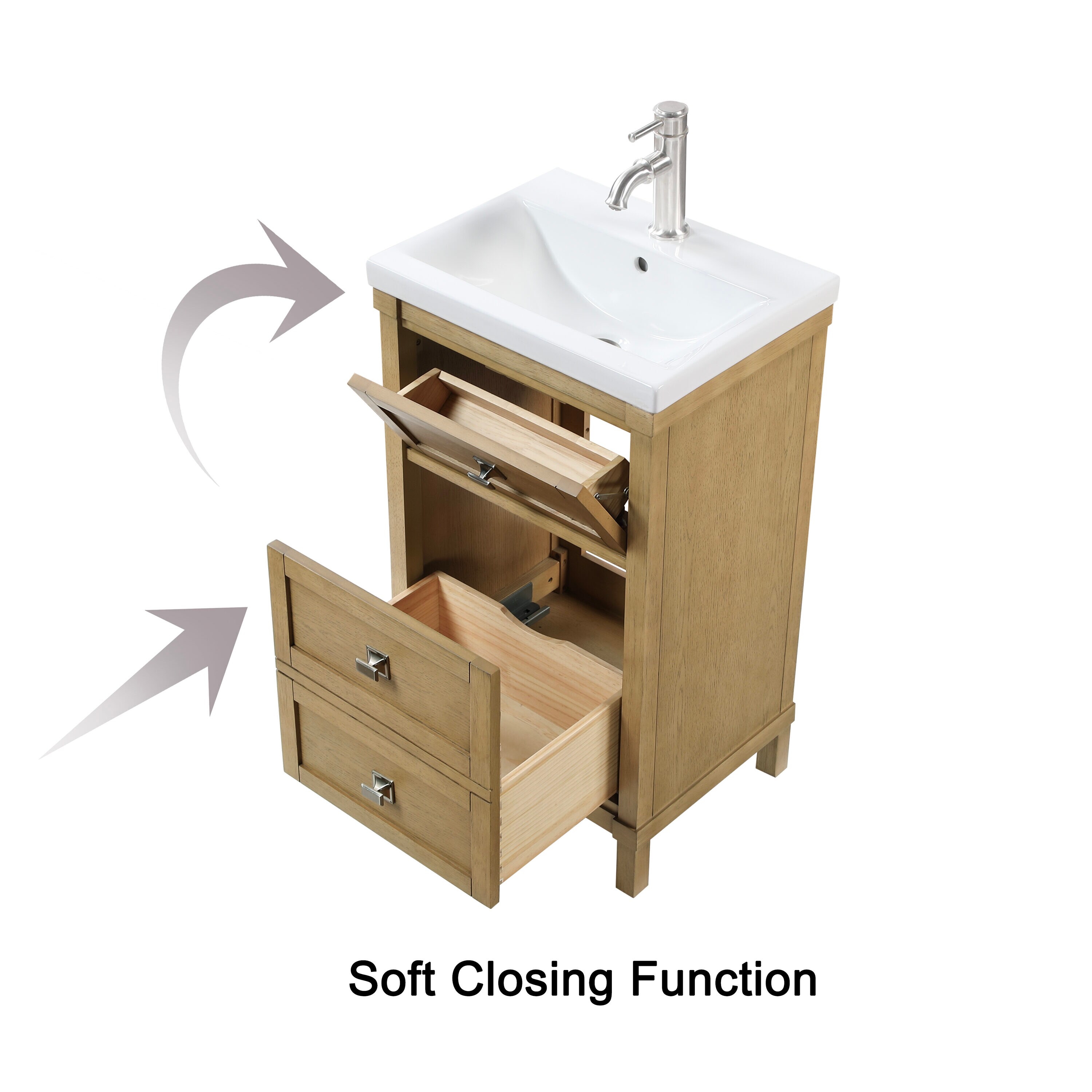 TJAmerican TJ02-32V2016BE Bath-Vanity-Combo - View #6