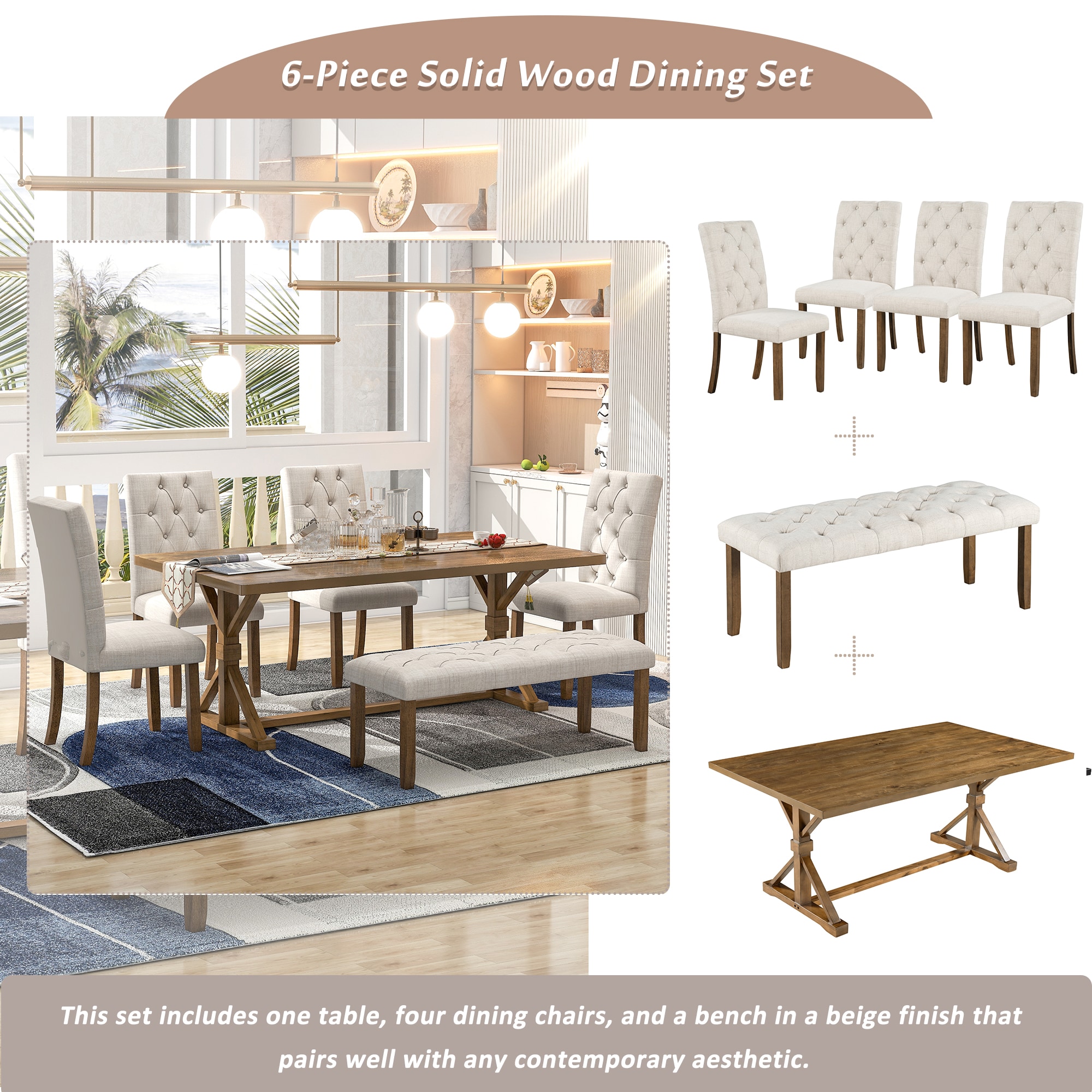 JANSNO DKSELL018 Dining-Sets - View #4