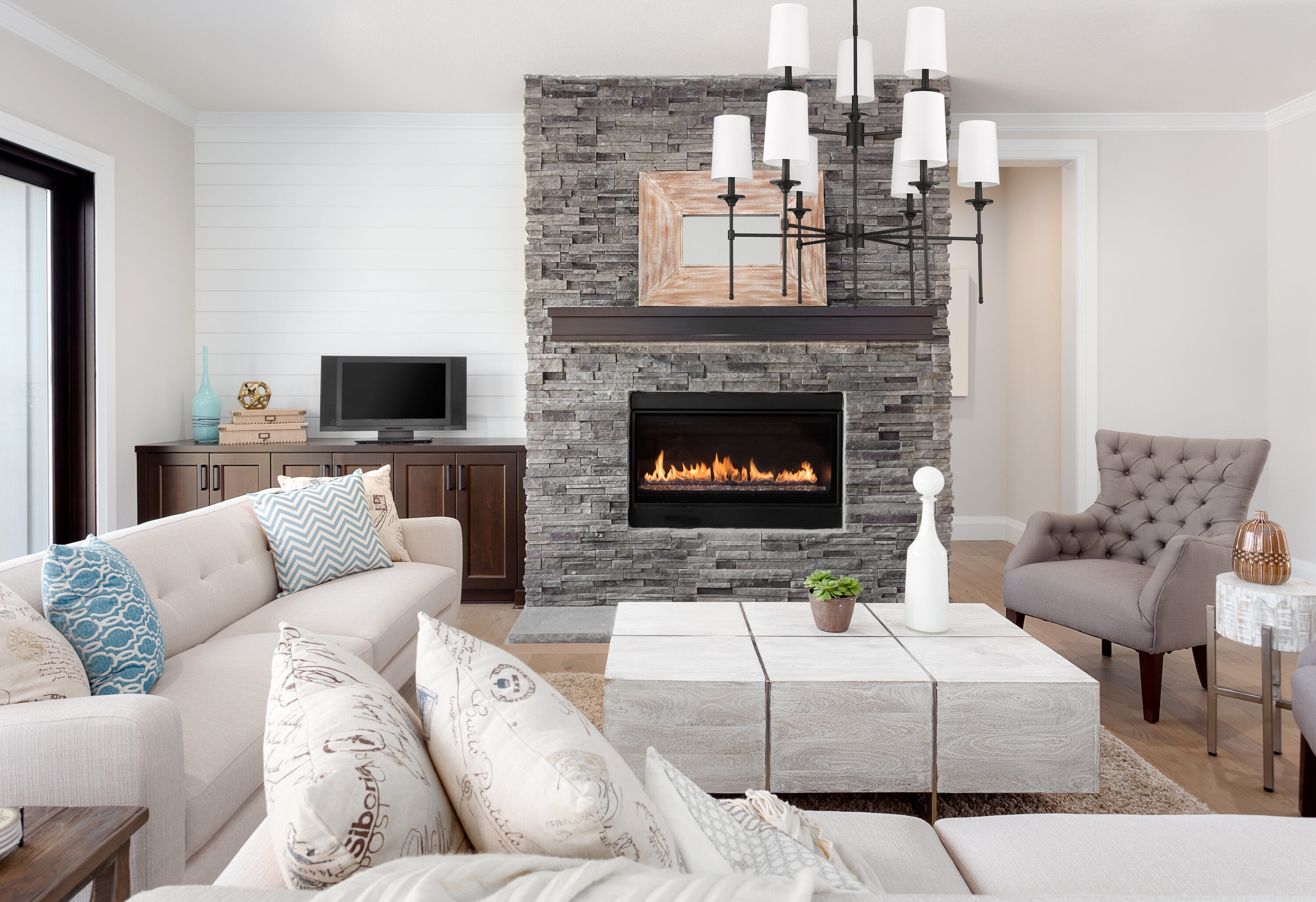 Emily Matte Black 9-Light Transitional Tiered Chandelier