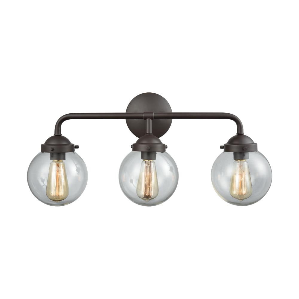 Thomas Lighting CN129311 Beckett 24-in 3 -Light Oil-rubbed Brown Transitional Vanity light