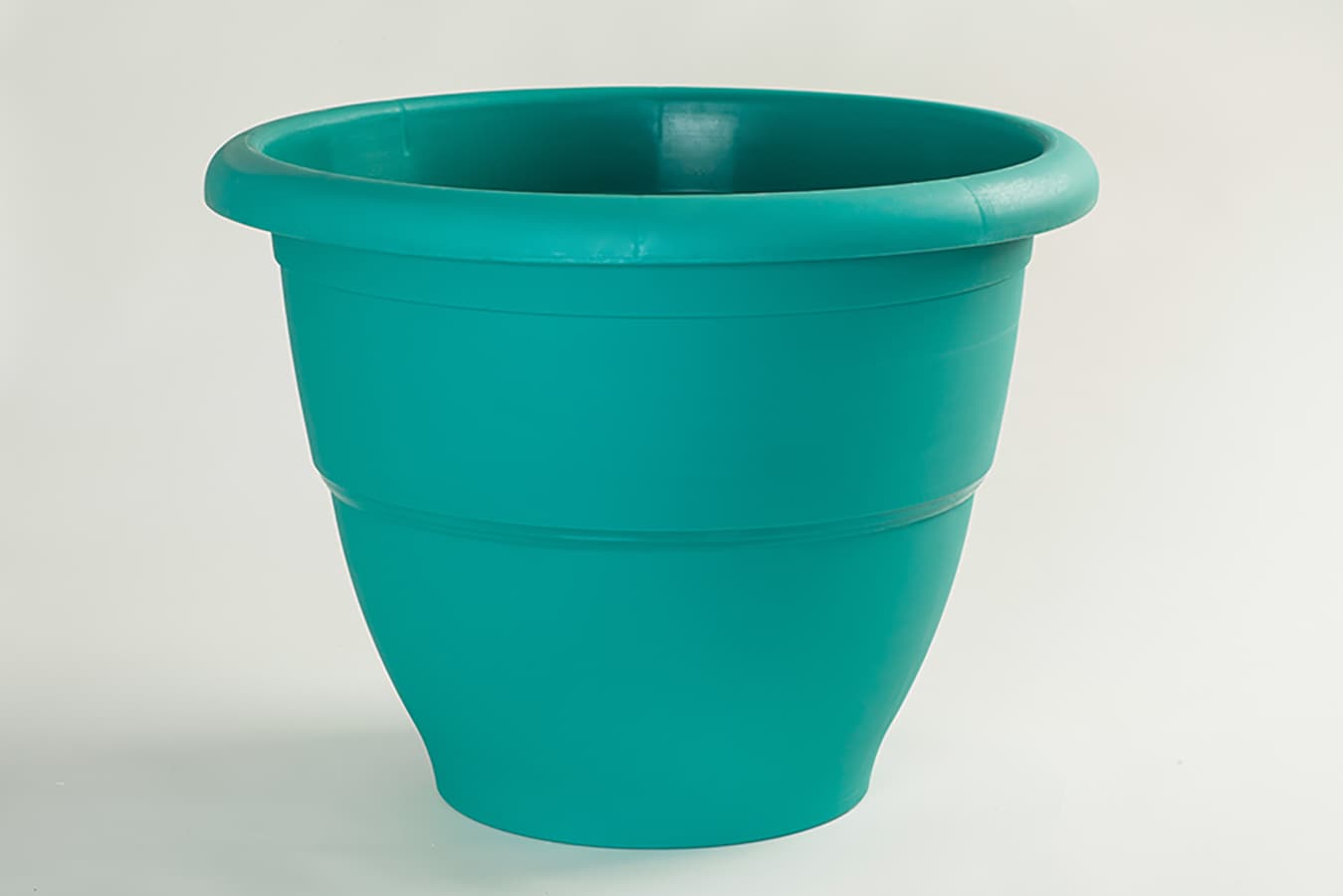 Garden Treasures 20.5-in W x H Teal Planter at