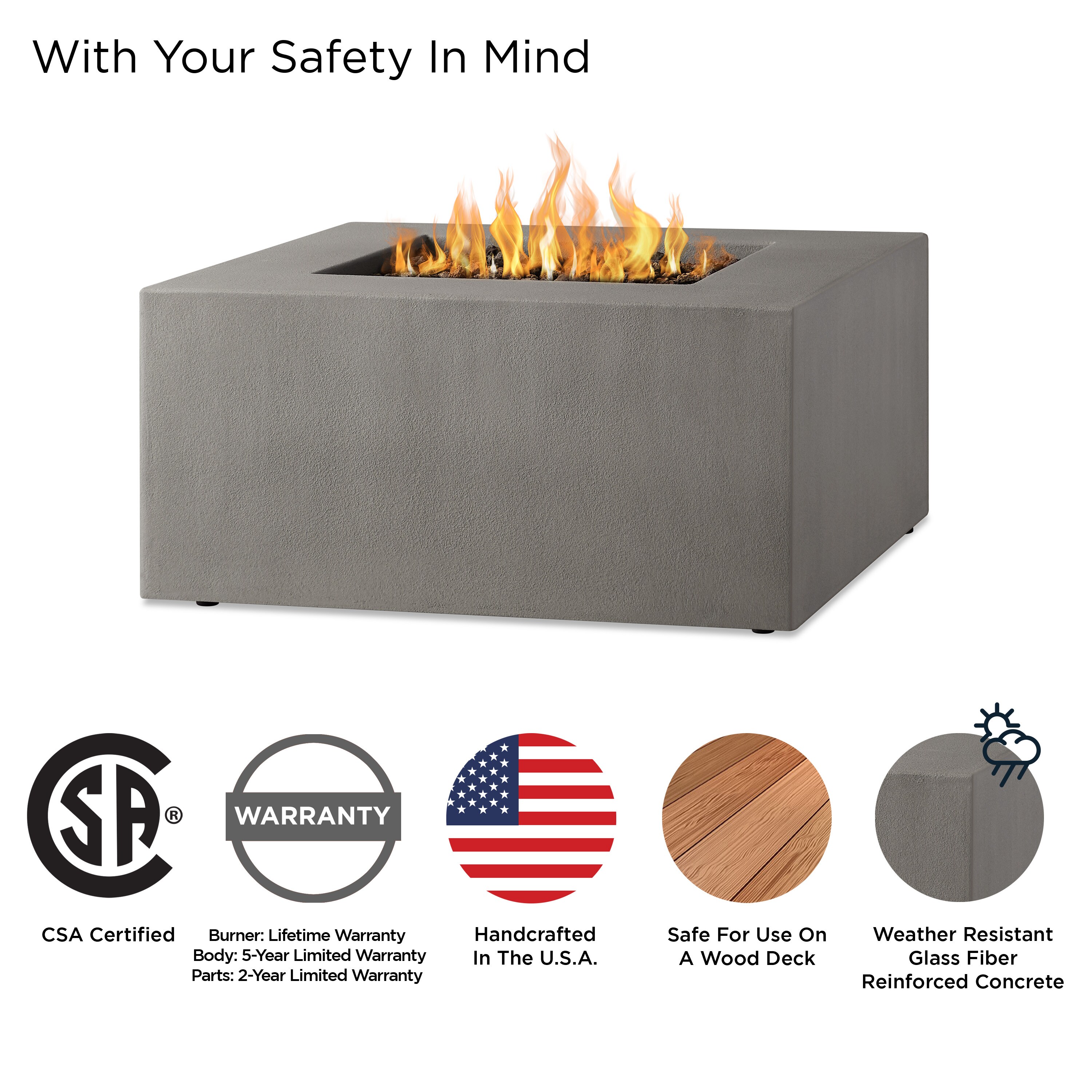 Jensen Co. 141LP-FLNT Outdoor-Gas-Firepits - View #10