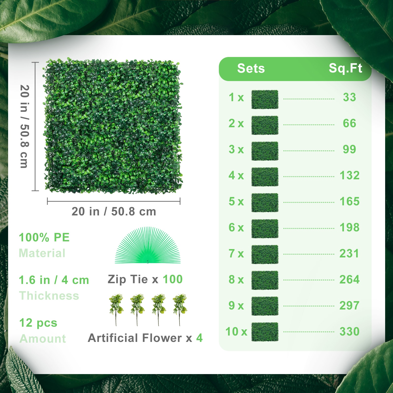 VEVOR SCMLCZWQ12PC00050V0 Precut-Artificial-Grass - View #7