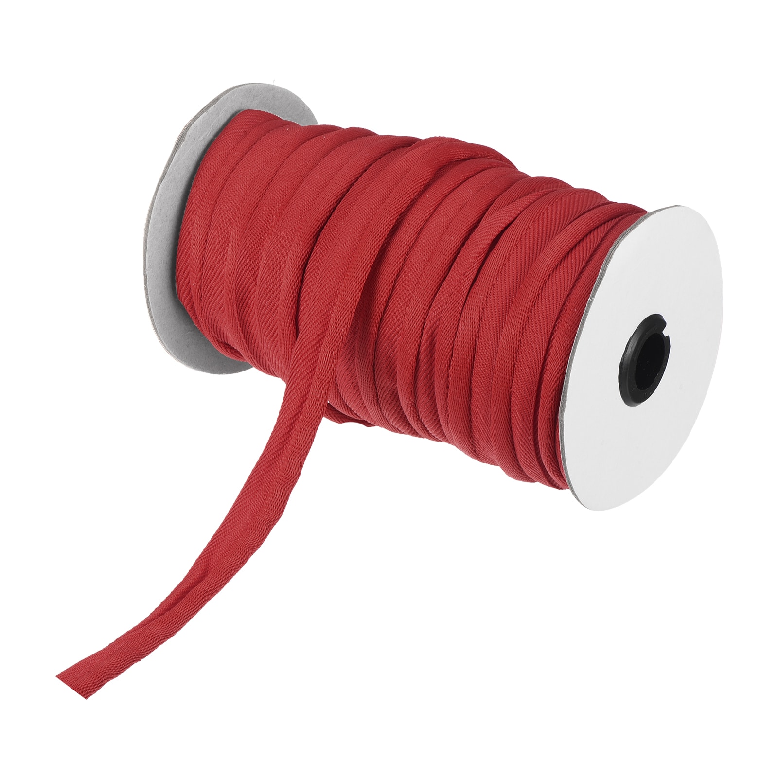Unique Bargains Piping Cord Trim 30 Yards 5/8 Inch Piping Tape for Sewing DIY Crafting Fabric Edge Trim Dark Red