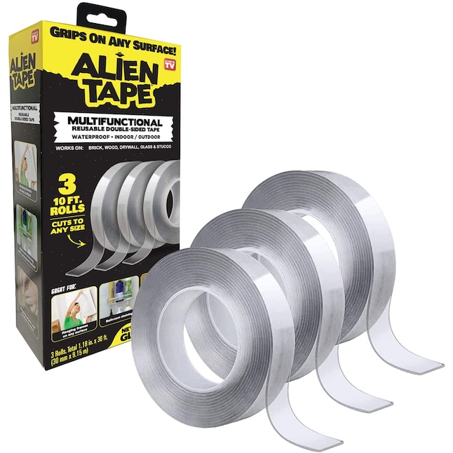 Alien Tape Brand 3 Pack 1 18 In X, How To Get Two Sided Tape Off Hardwood Floors