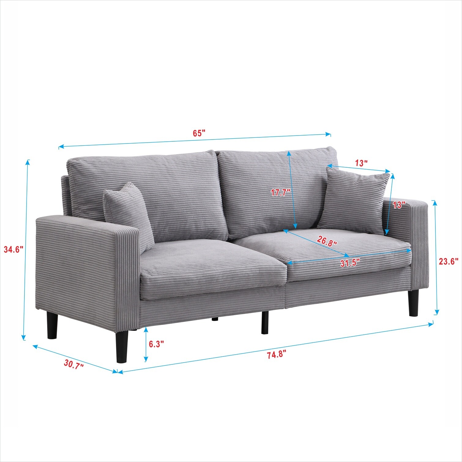 Naturefalls FTOVBG7Q61XF Sofas-Loveseats - View #5
