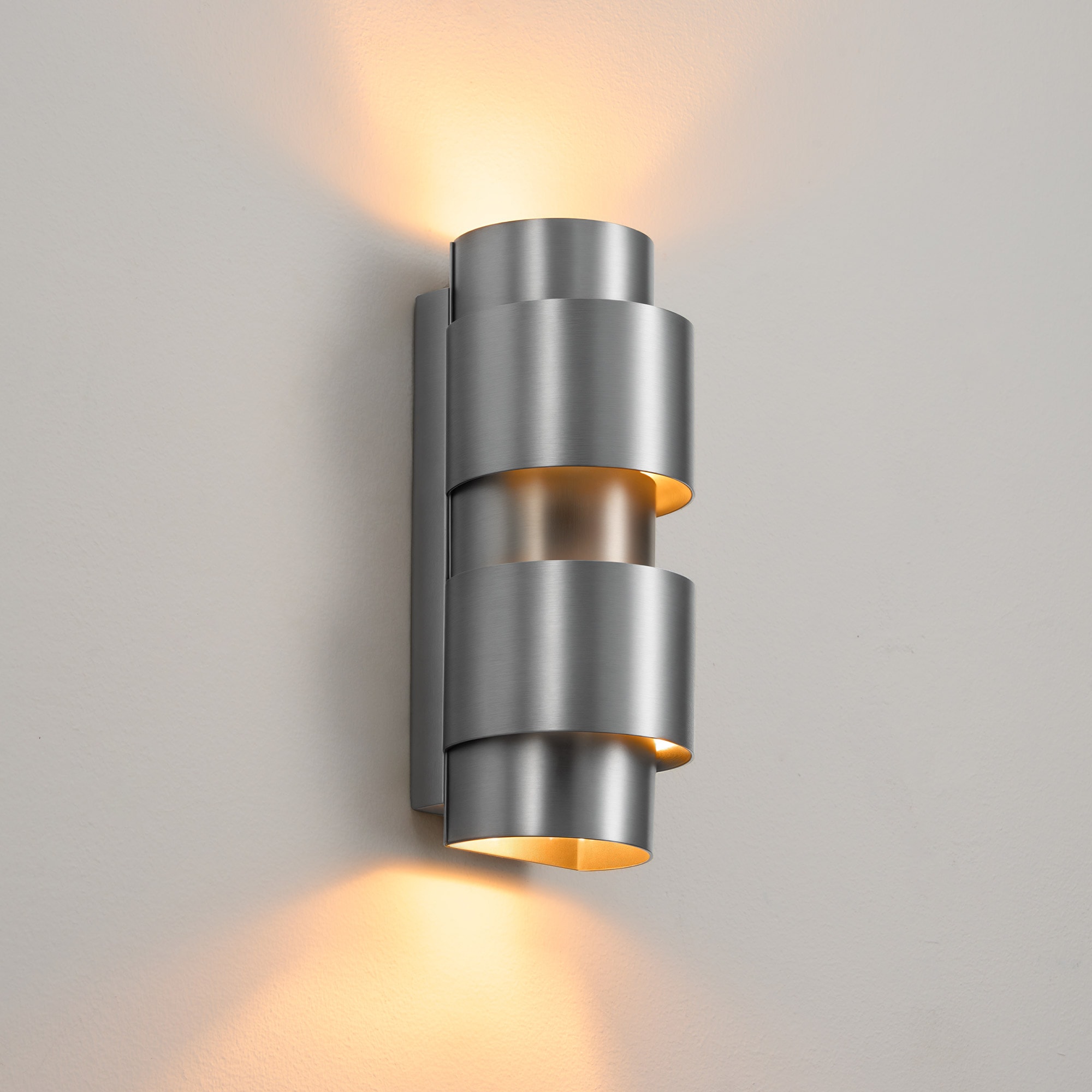 CO-Z HCF-24MB-WR 4-in W 2 -Light Satin Black Wall Sconce