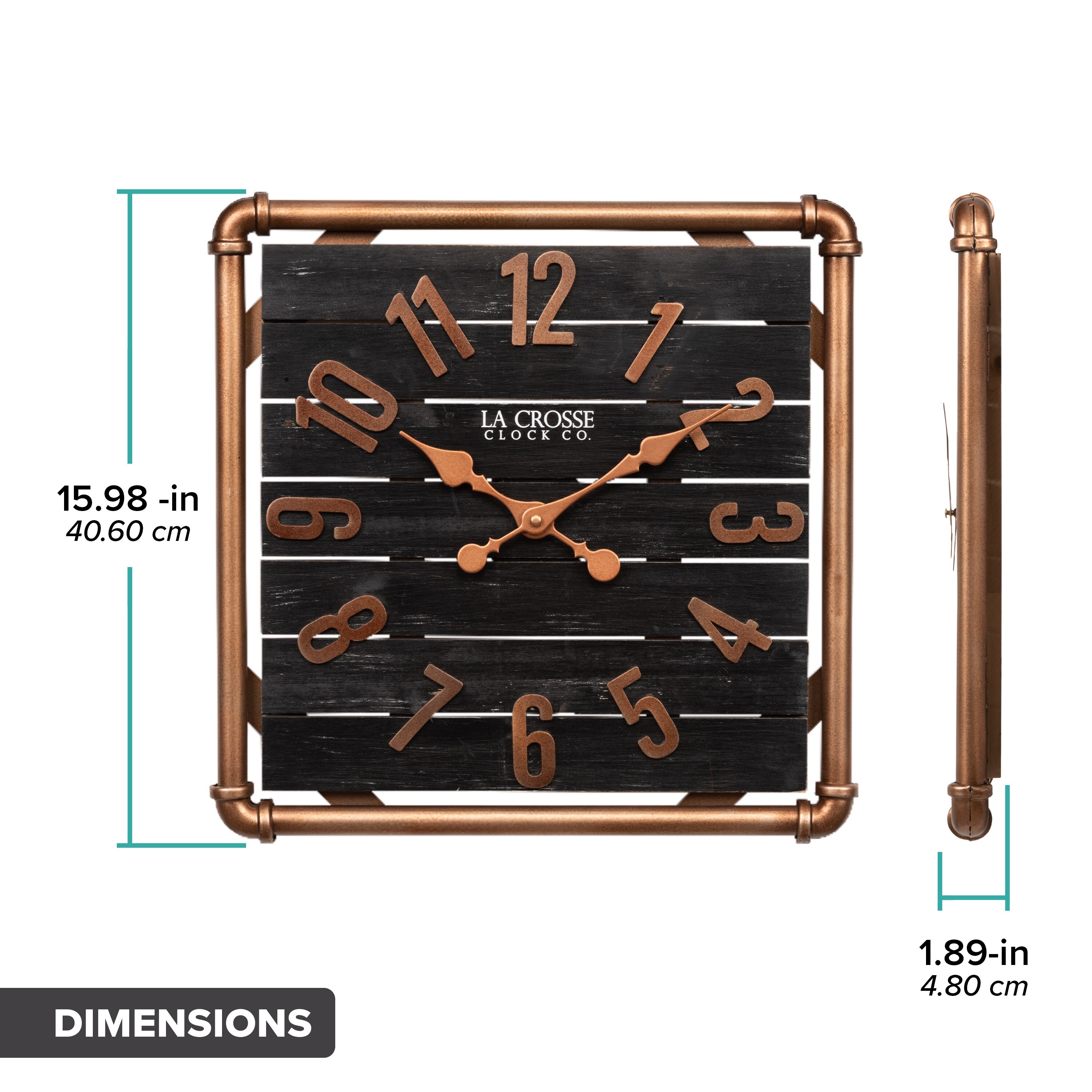 LA CROSSE CLOCK CO 404-3412D Indoor-Outdoor-Clocks - View #7