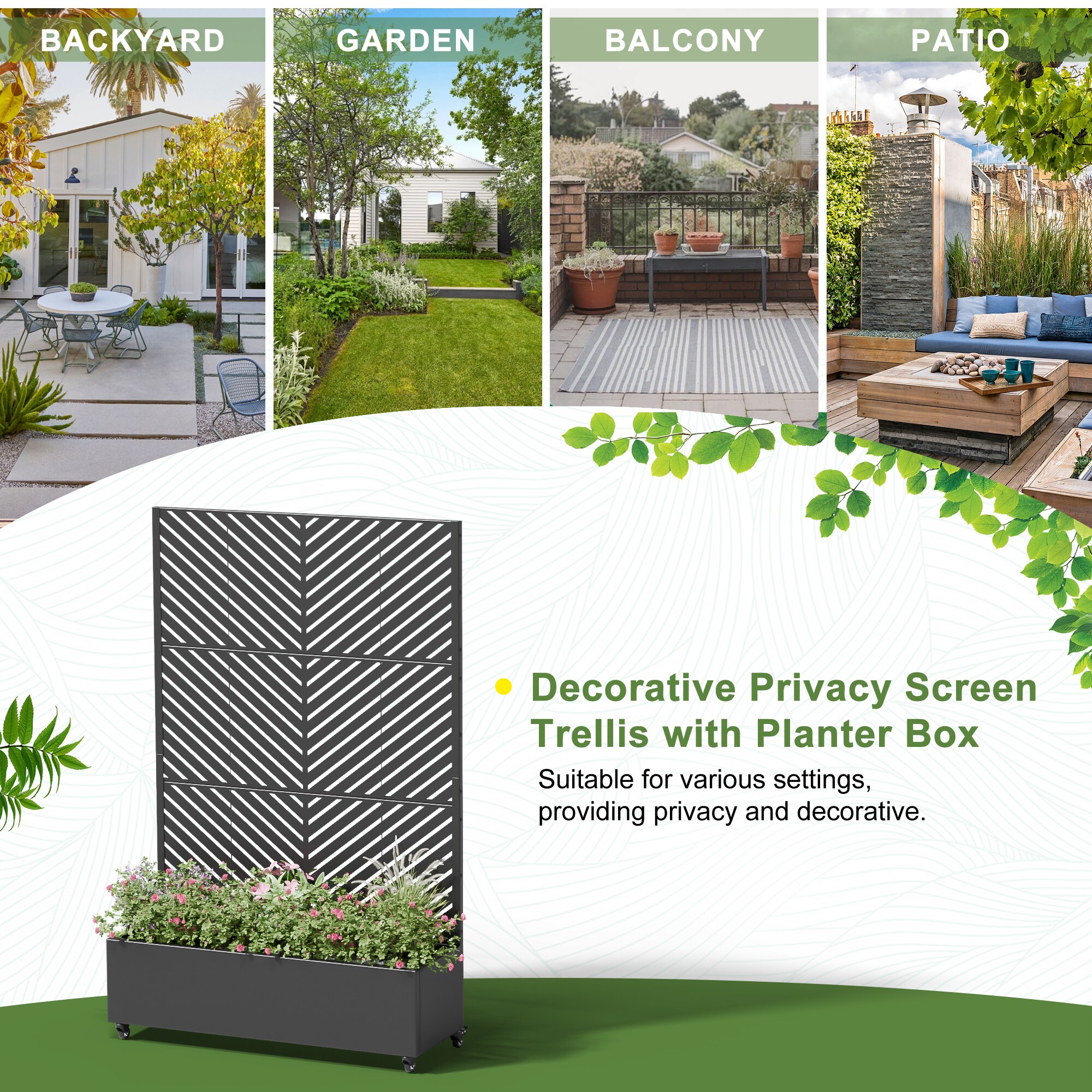 Misty Moon LW0409-RPB-ZZX060 Raised-Planter-Boxes - View #4