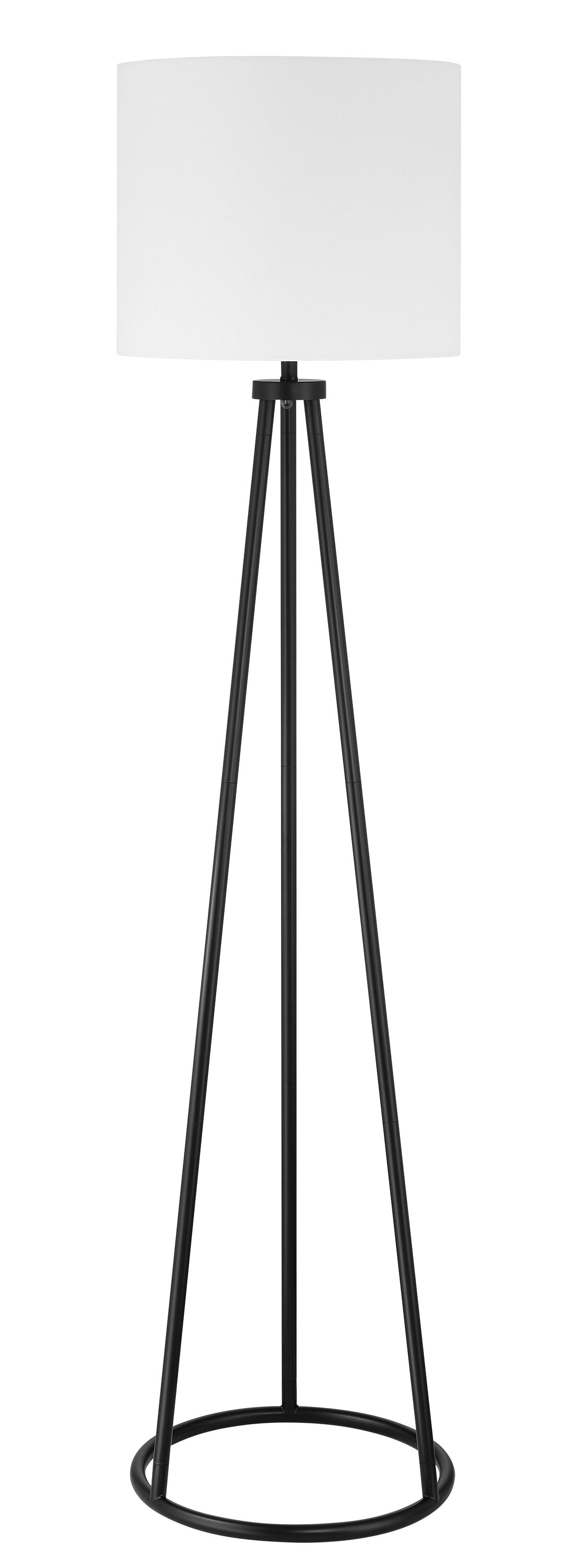 63-in Matte Black Tripod Floor Lamp | - allen + roth FL16MBK