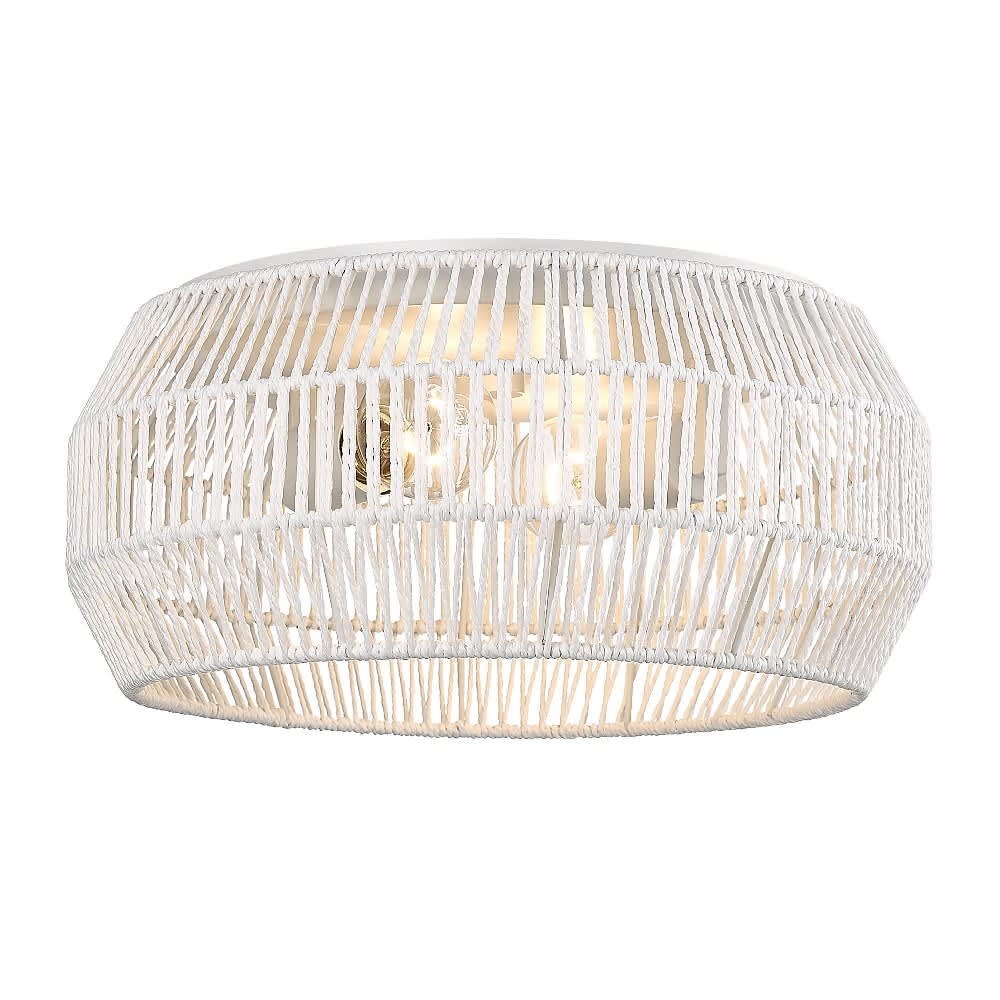 Golden Lighting A-GL-6076-FM WHT-WR flushmounts - View #3