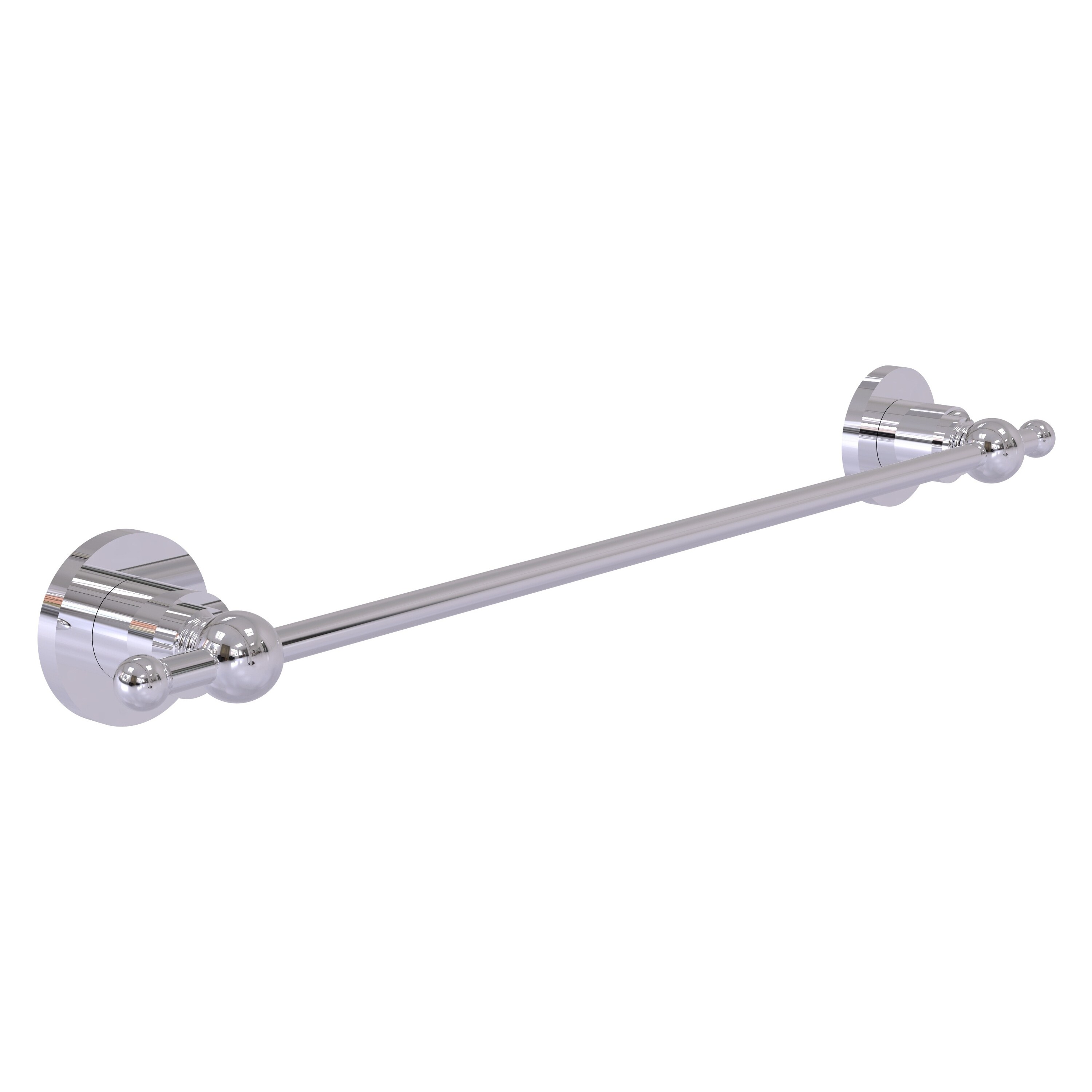 Allied Brass AP-41/24-PC Astor Place 24-in Polished Chrome Wall mount Single Towel Bar