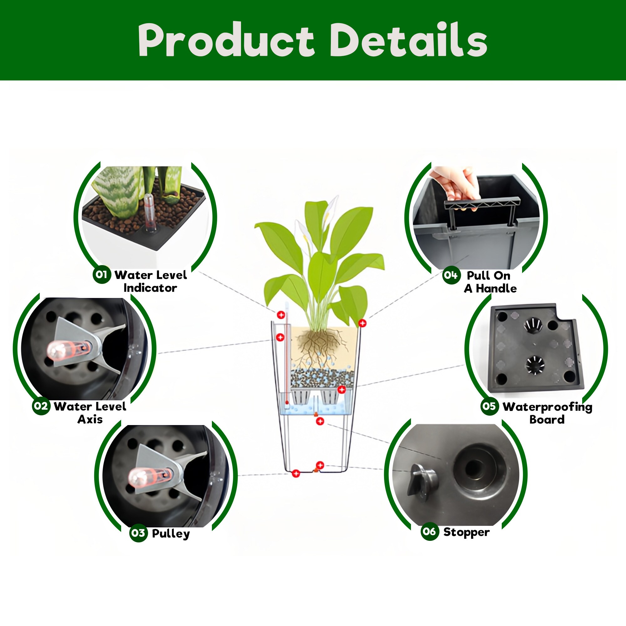LOVMOR SF-J-W3213P311469 Planter-Window-Box - View #4