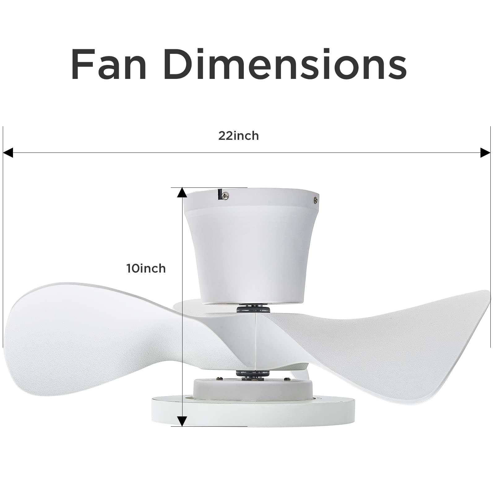 TALOYA TLY-F1-WE-X22 Ceiling-Fans - View #2
