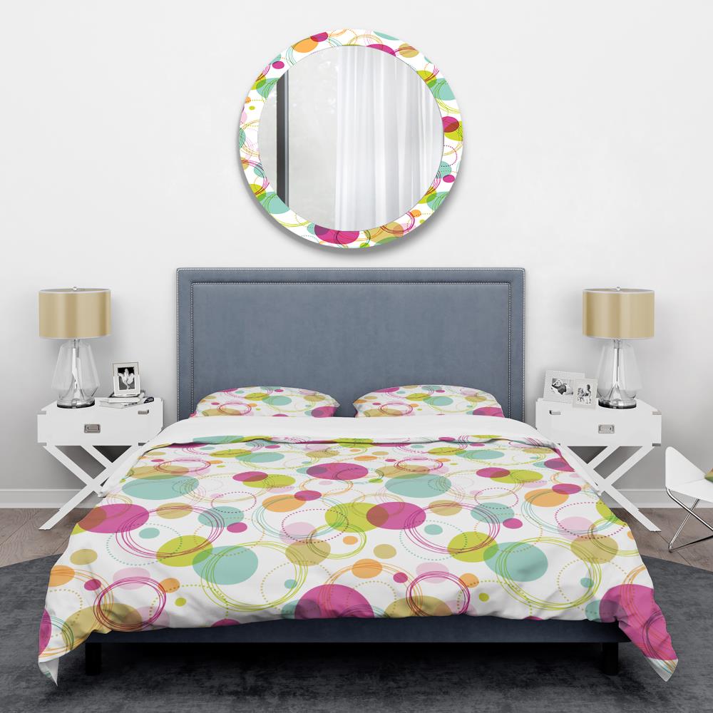 Designart BED24465-T 3 -Piece Multi-Color Twin Duvet cover Set