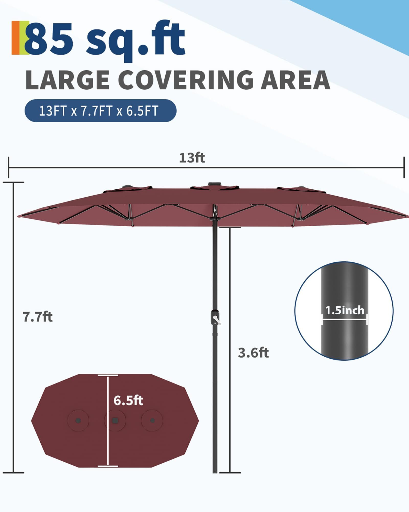 GarveeLife DFT-67M7-RT63 Umbrellas-2 - View #7