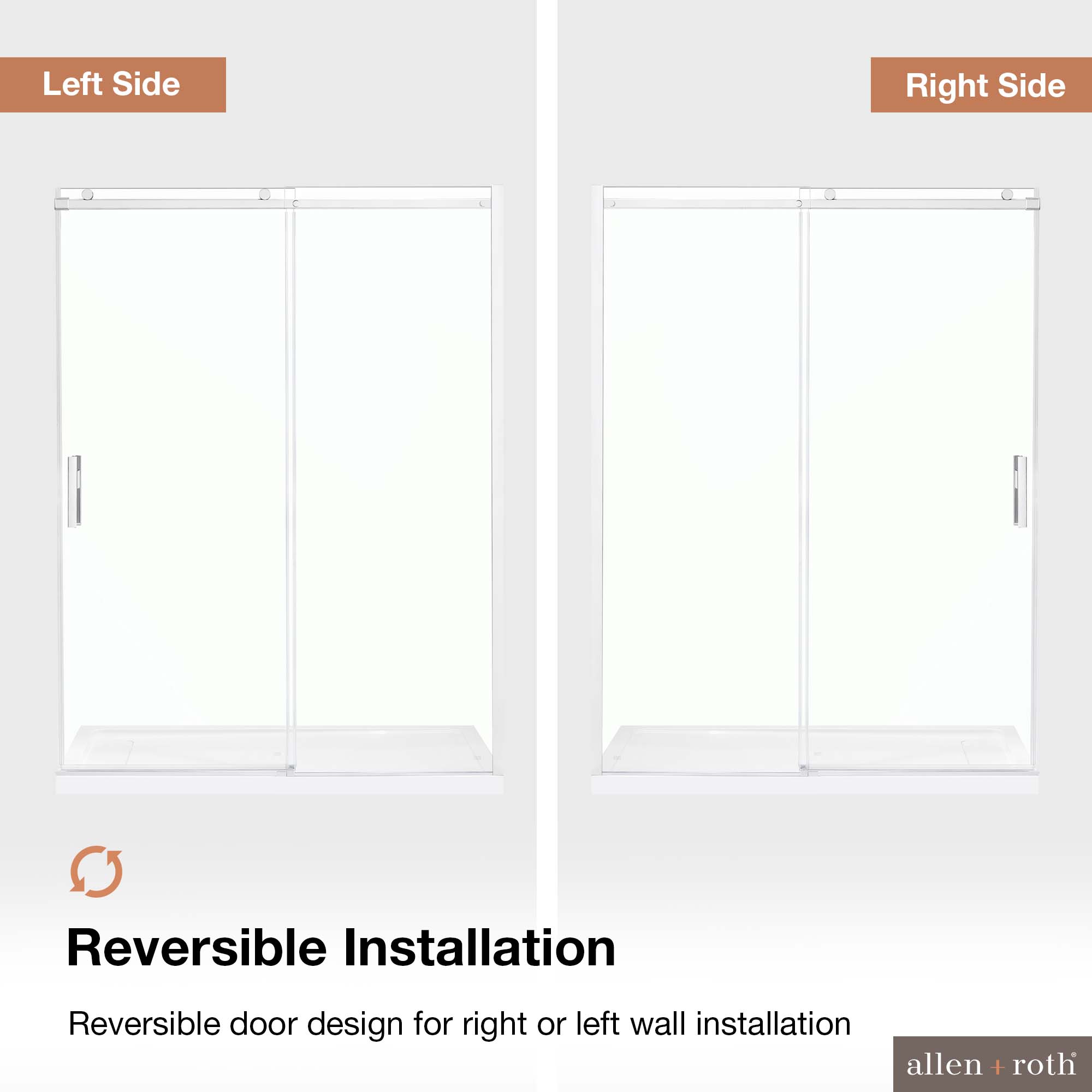 allen + roth DAVIDSON-60GP-CH Shower-Doors - View #12