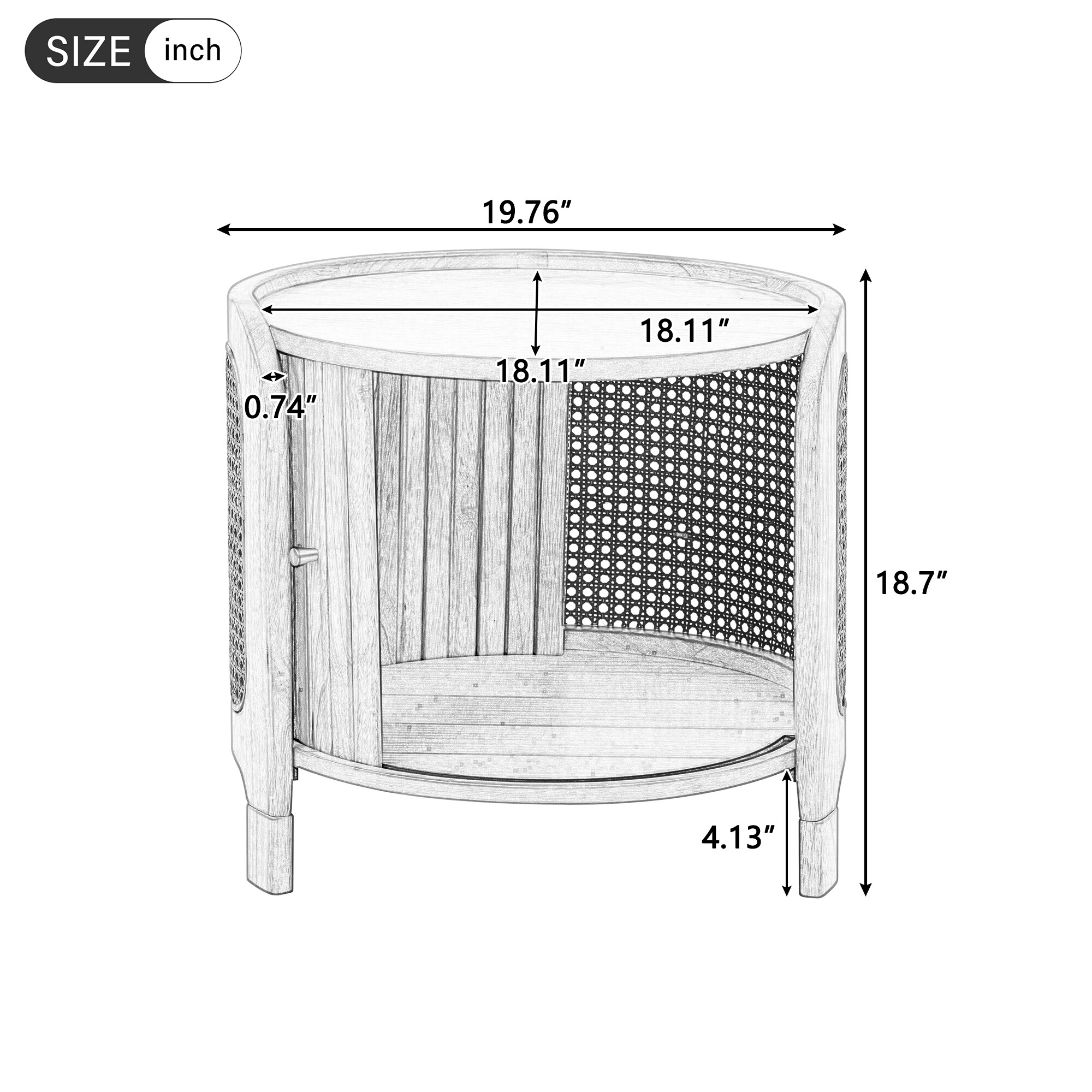 ModernLuxe L3P-N724P401356D End-Tables - View #17