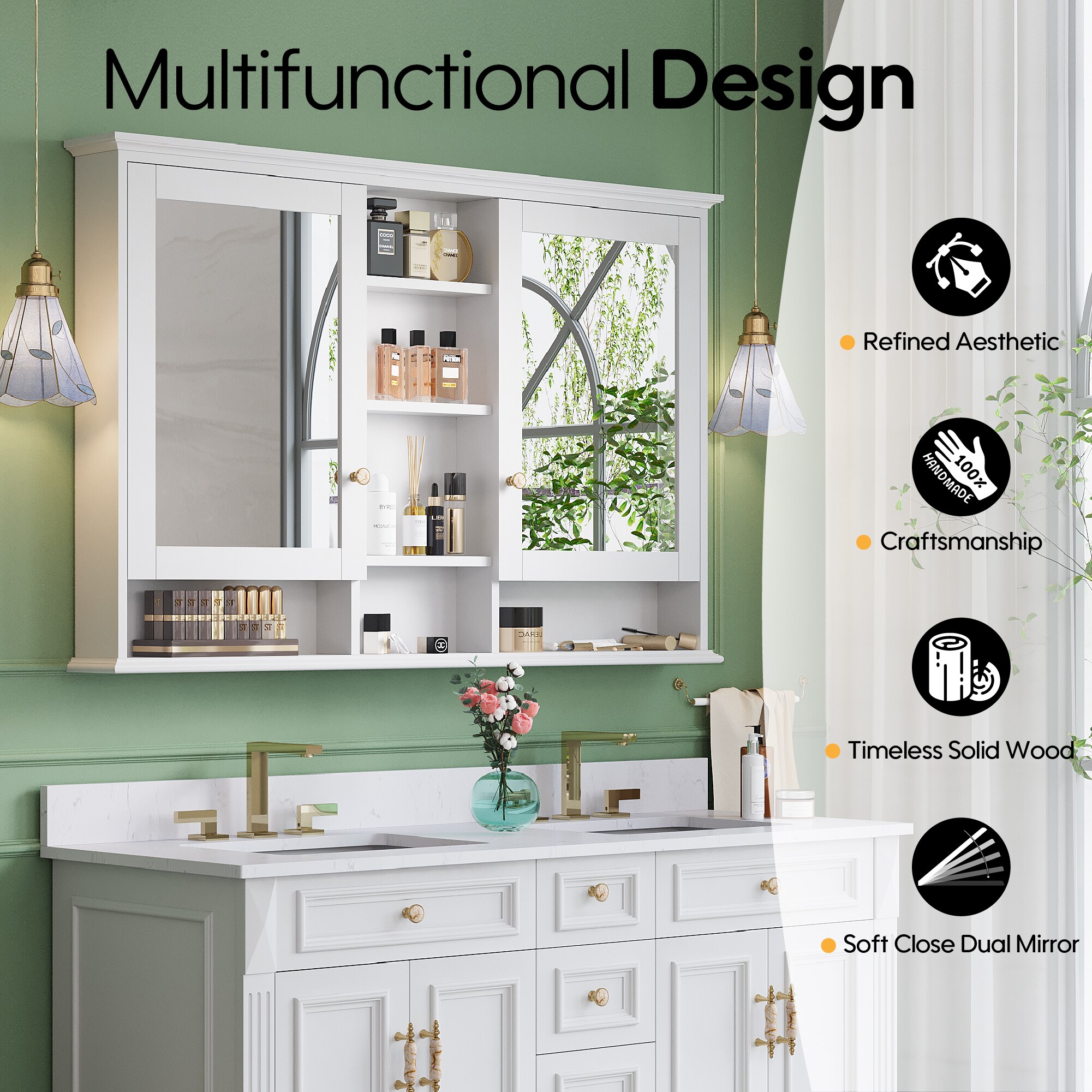 CALVON HMD5535WH Bathroom-Medicine-Cabinets - View #6