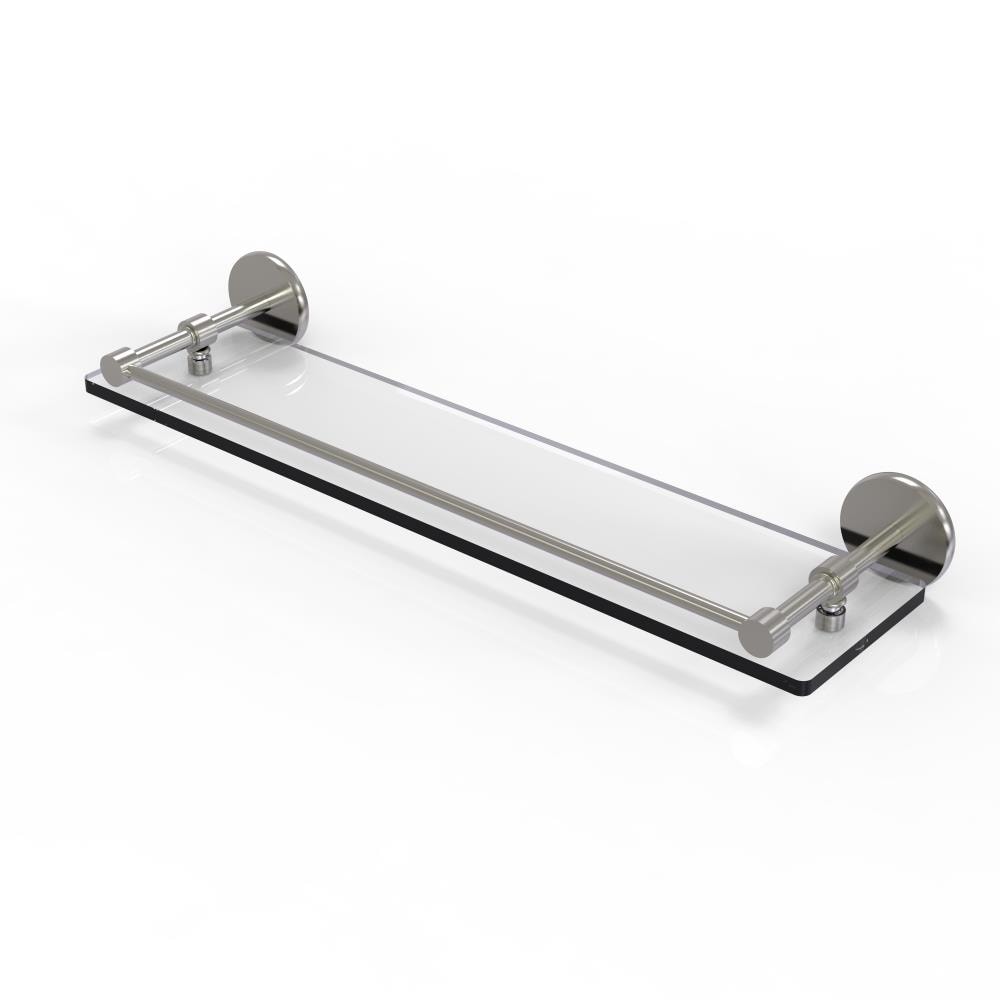 Allied Brass P1000-1/22-GAL-SN Prestige Skyline Satin Nickel Wall mount Bathroom Shelf ( 22-in x 3-in x 5-in )