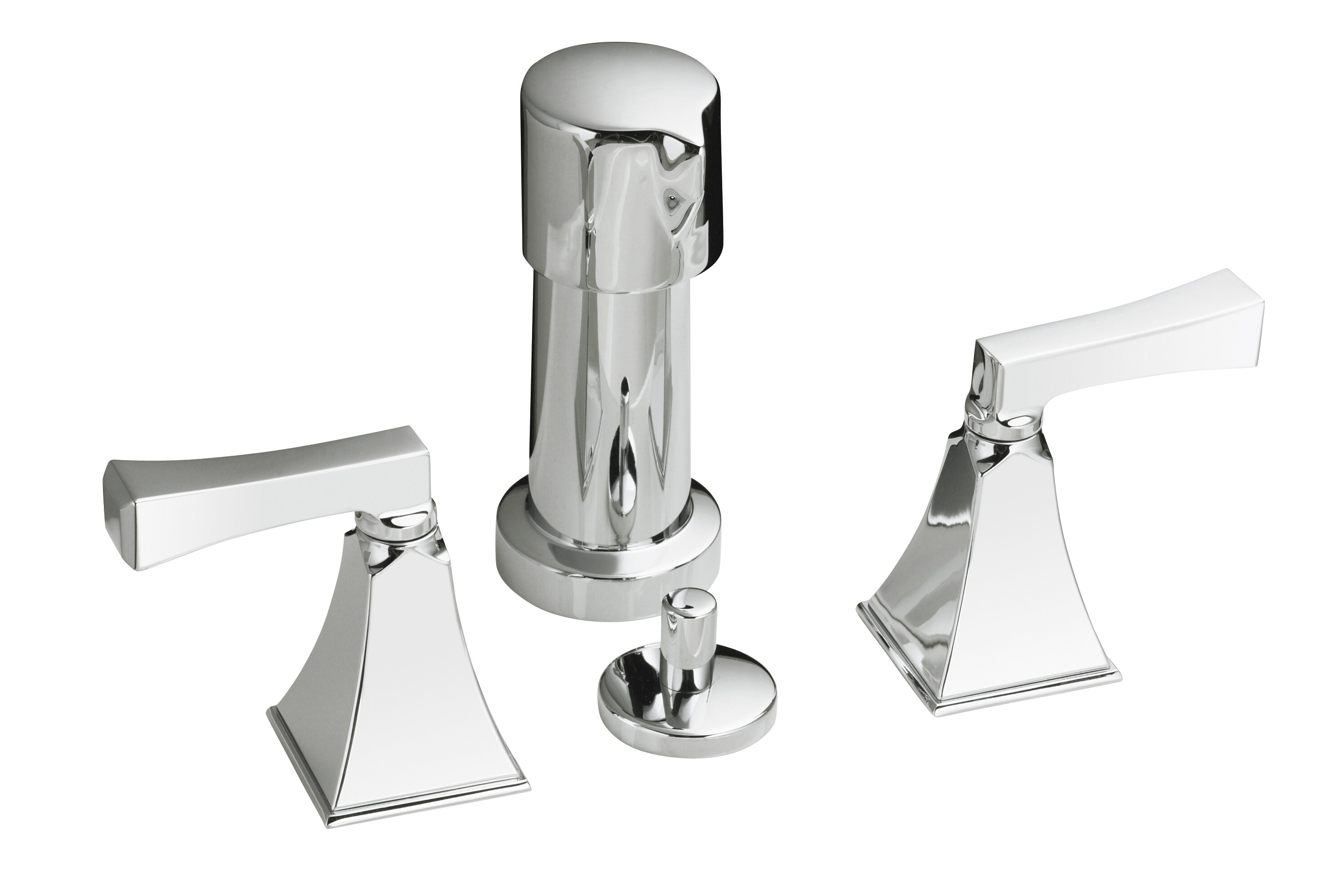 Kohler Memoirs Polished Chrome Vertical Spray 4 Hole Bidet Faucet At 5121