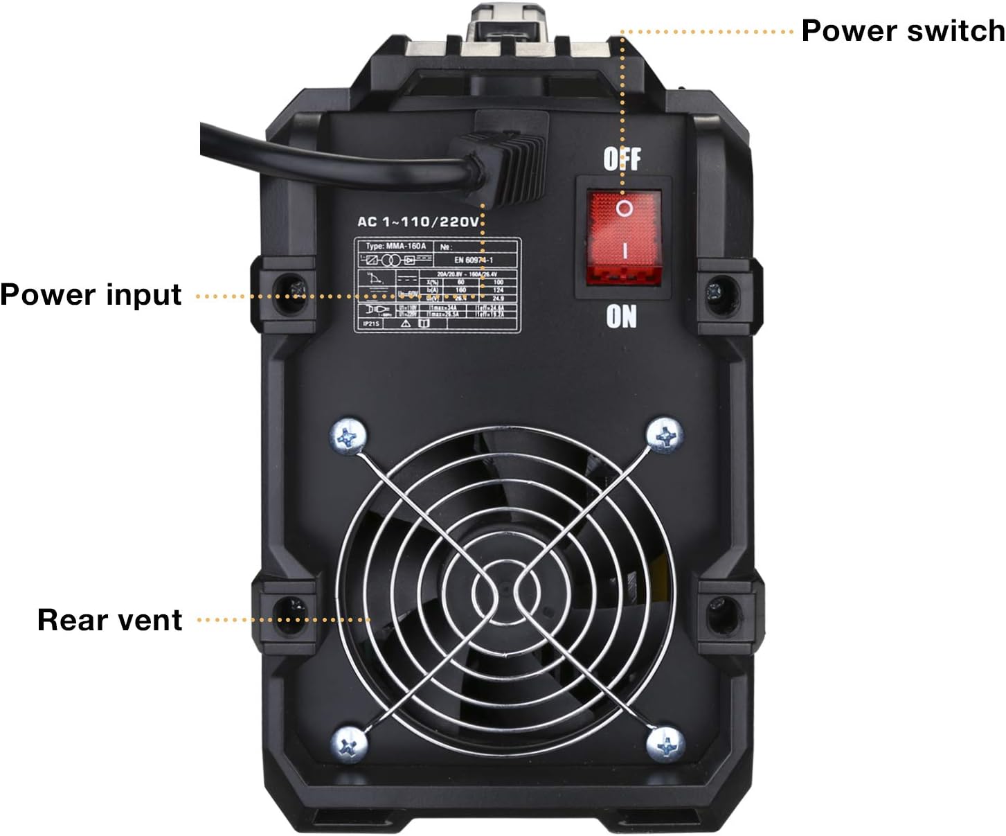 DEKO MMA-160A Engine-Driven-Welder-Generators - View #4