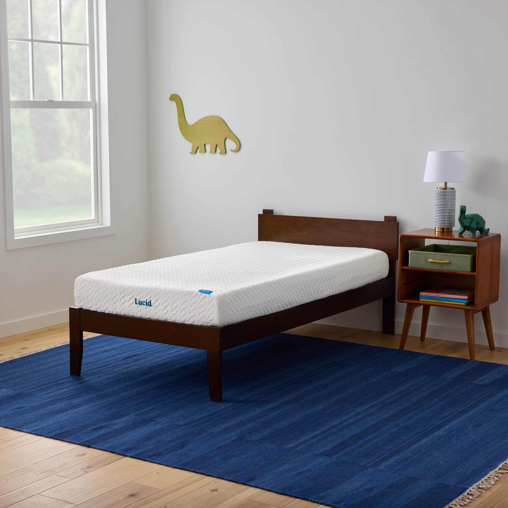 LUCID Comfort Collection 8 in Firm King Memory Foam Mattress in a Box LUCC08KK45MF at Lowes