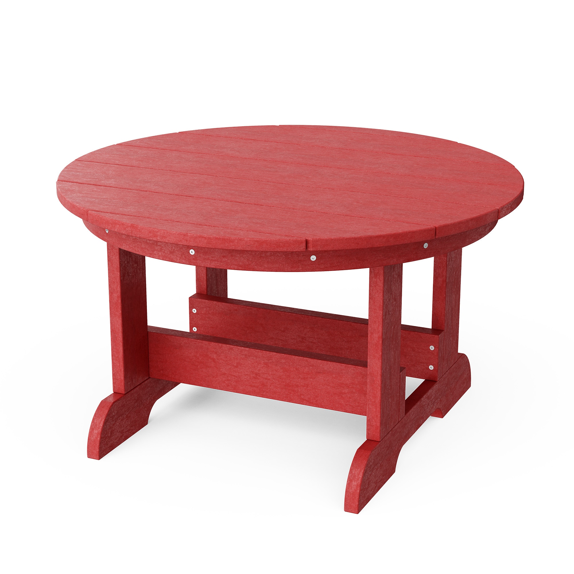 Wildridge LCC-121-CR Heritage Round Outdoor Coffee Table 31.5-in W x 31.5-in L