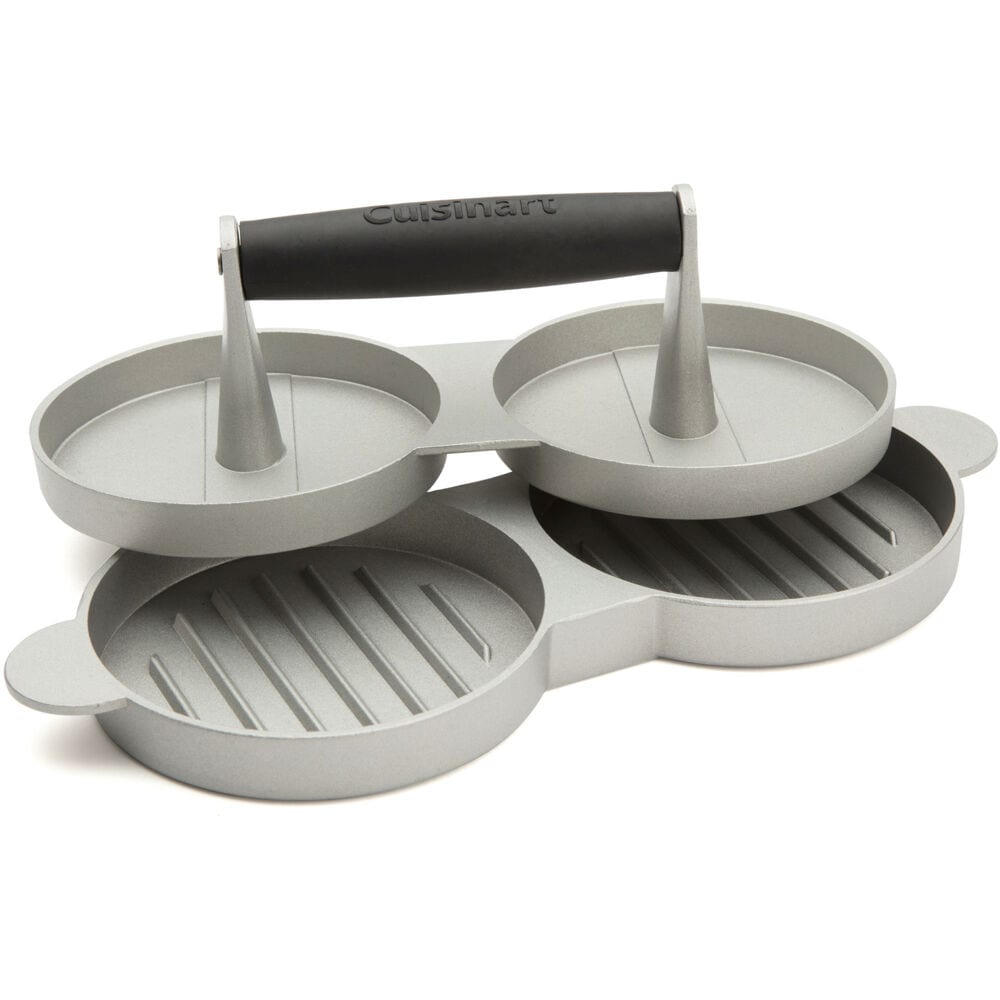 Cuisinart Double Burger Press Steel Burger Press in the Grilling Tools