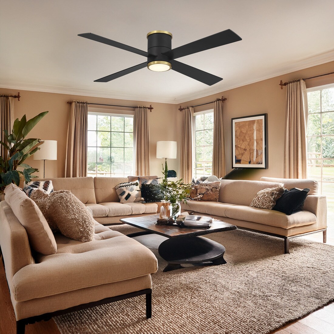 Minka Aire F797L-CL/SBR Ceiling-Fans - View #3