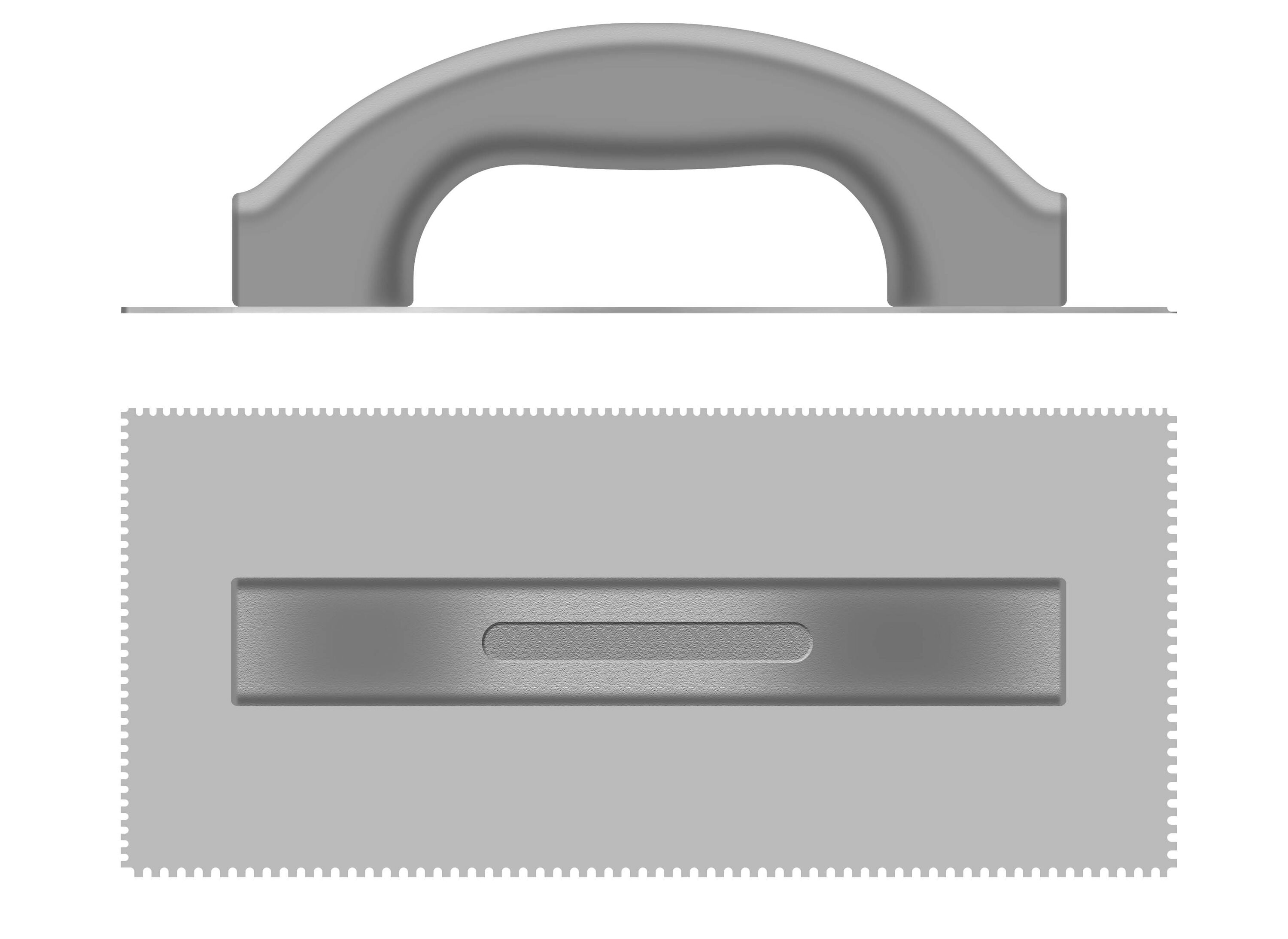Project Source 59009 5/64-in x 5/64-in x 5/64-in Stainless Steel U-notch Vinyl Floor Trowel