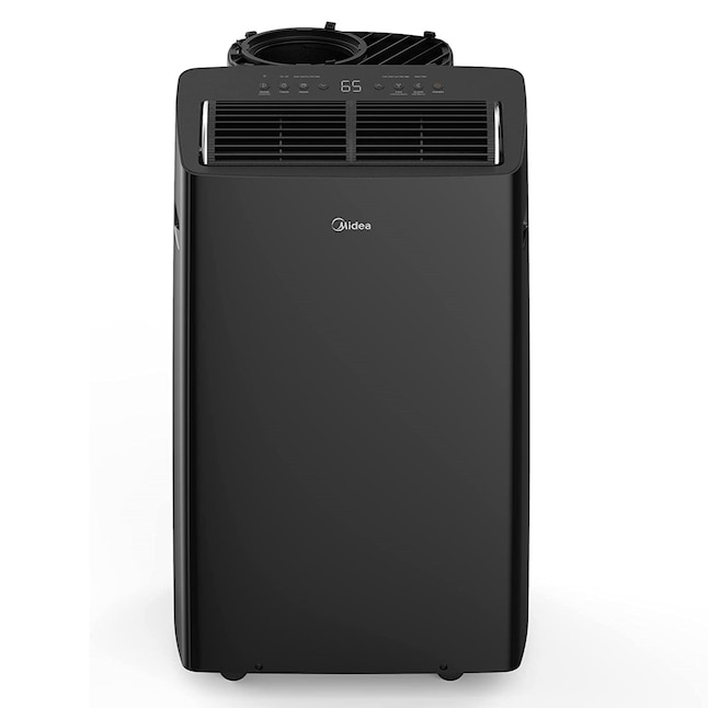Midea Duo 10000-BTU DOE (115-Volt) Black Vented Wi-Fi enabled Portable Air  Conditioner with Remote Cools 450-sq ft in the Portable Air Conditioners  department at