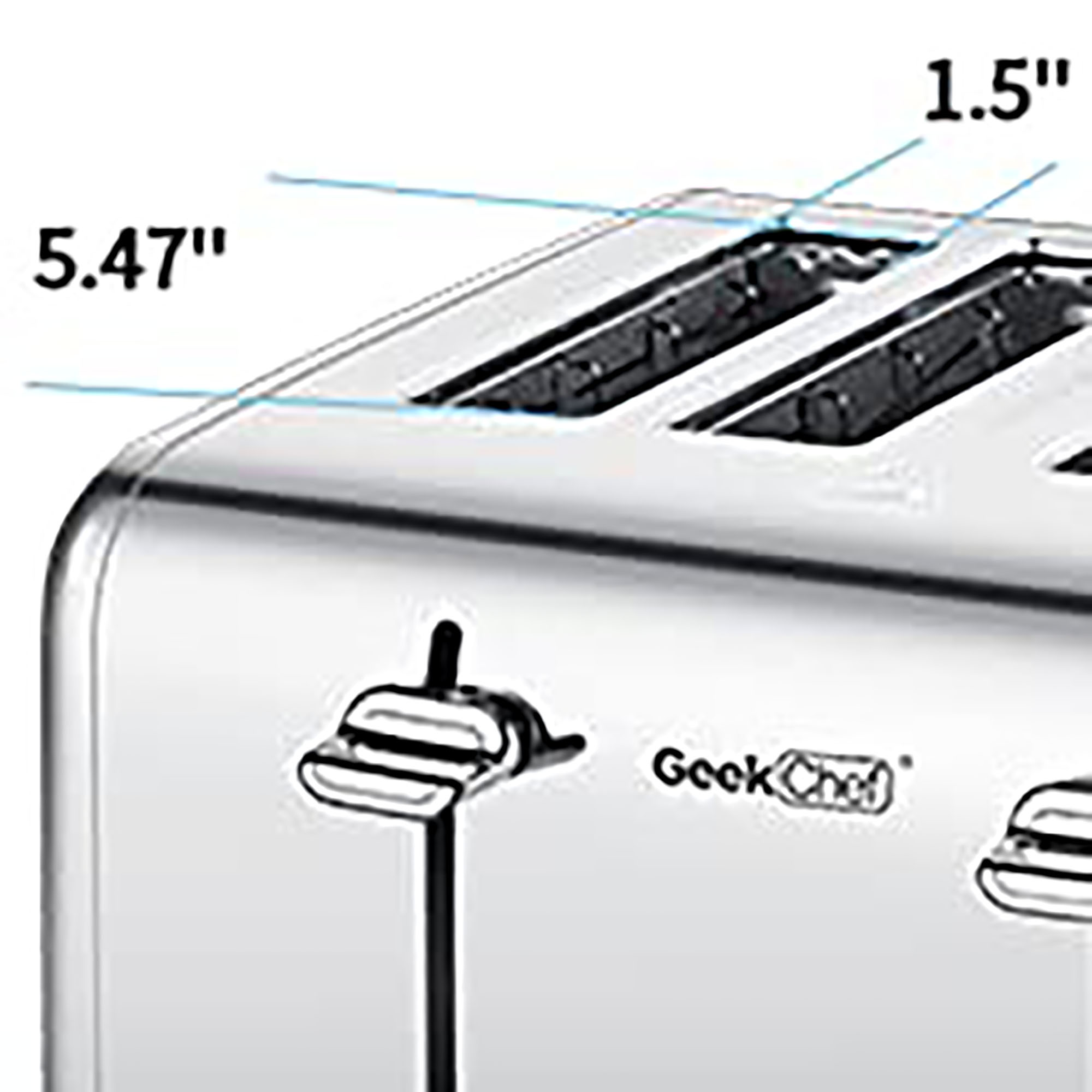 CASAINC WFCGBKB-2A toasters - View #6