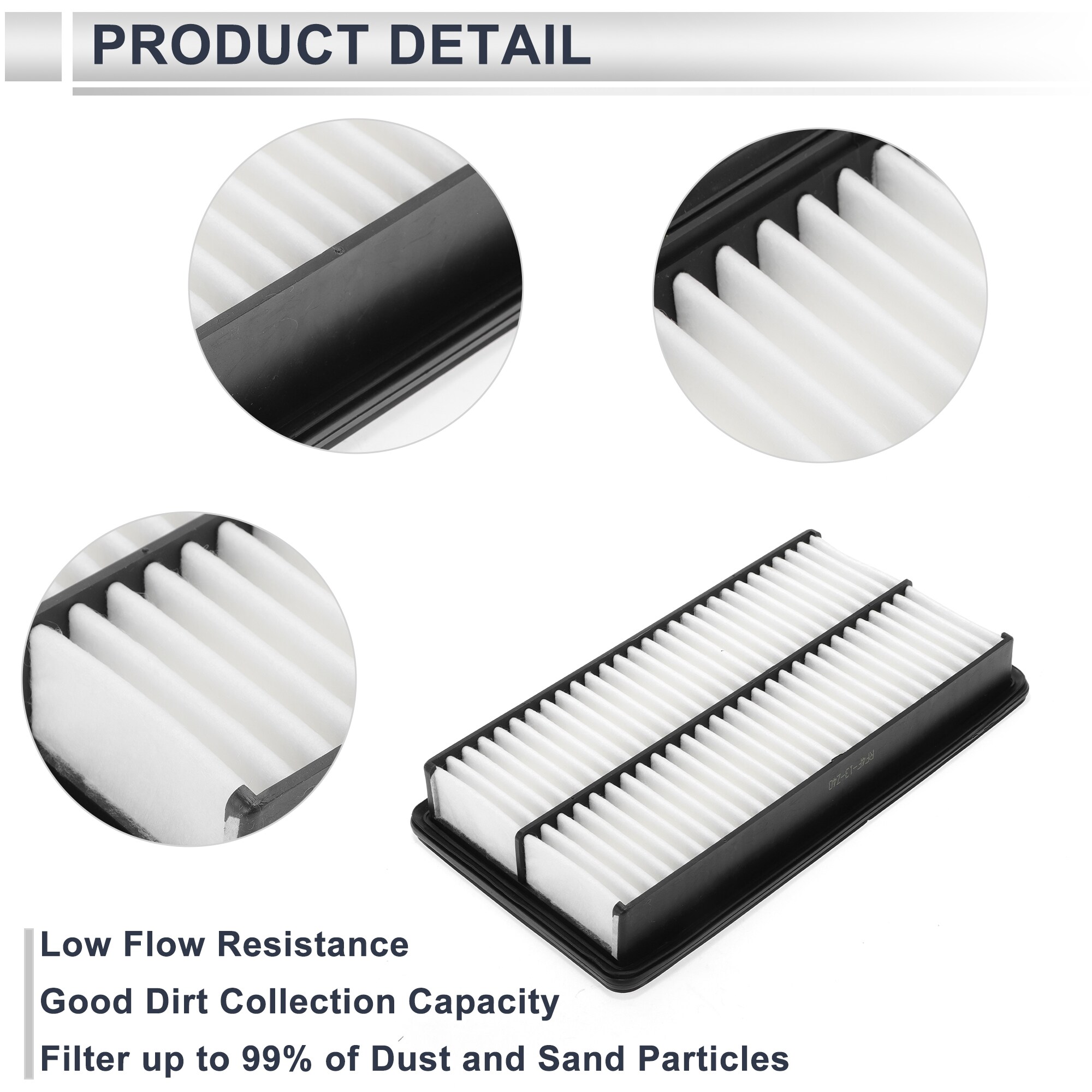 Unique Bargains S25121001UX8569 Air-Filters - View #5