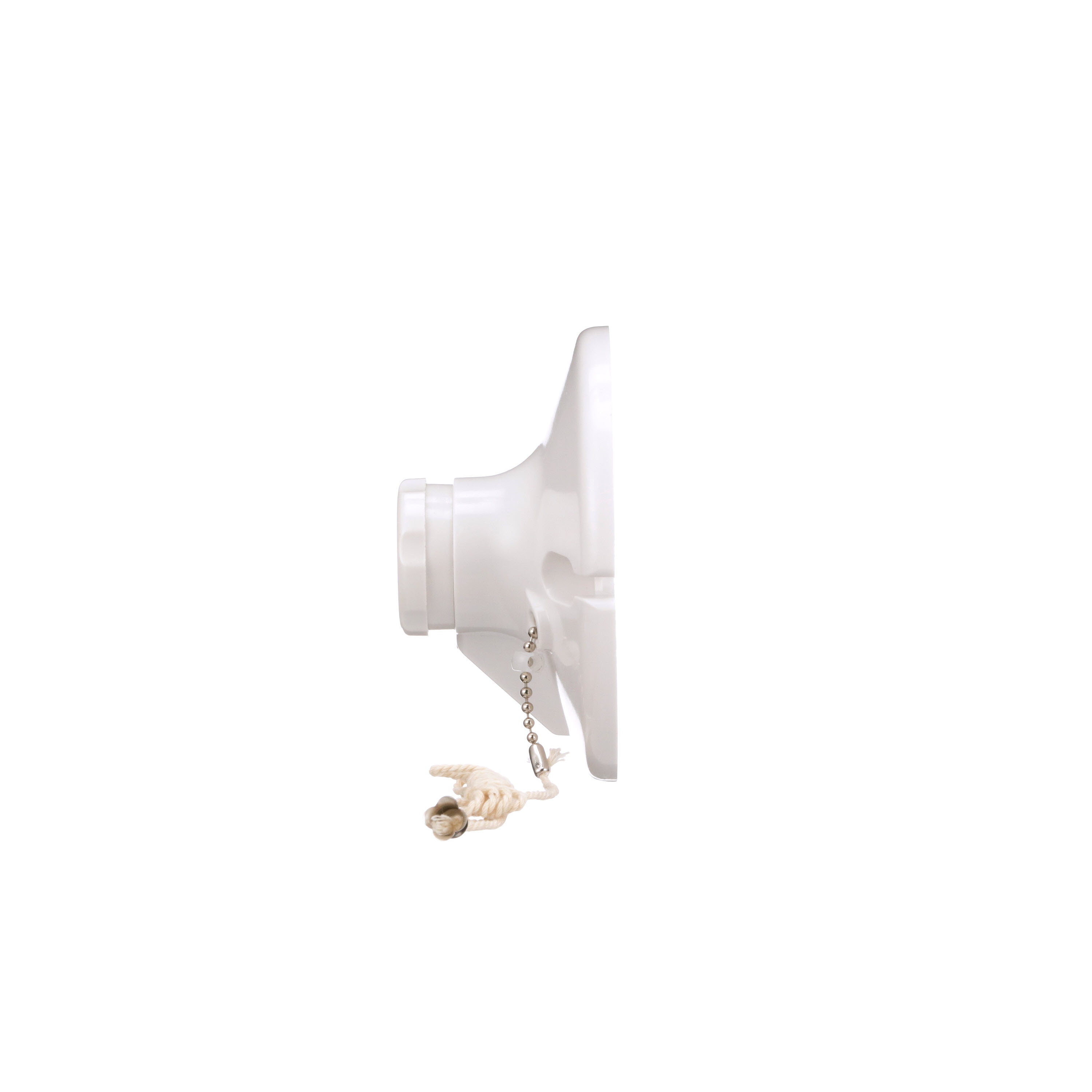 Eaton Wiring 250W Porcelain Lampholder w/ Pull Chain, Medium Base, 250V,  White (Eaton Wiring 659-SP)
