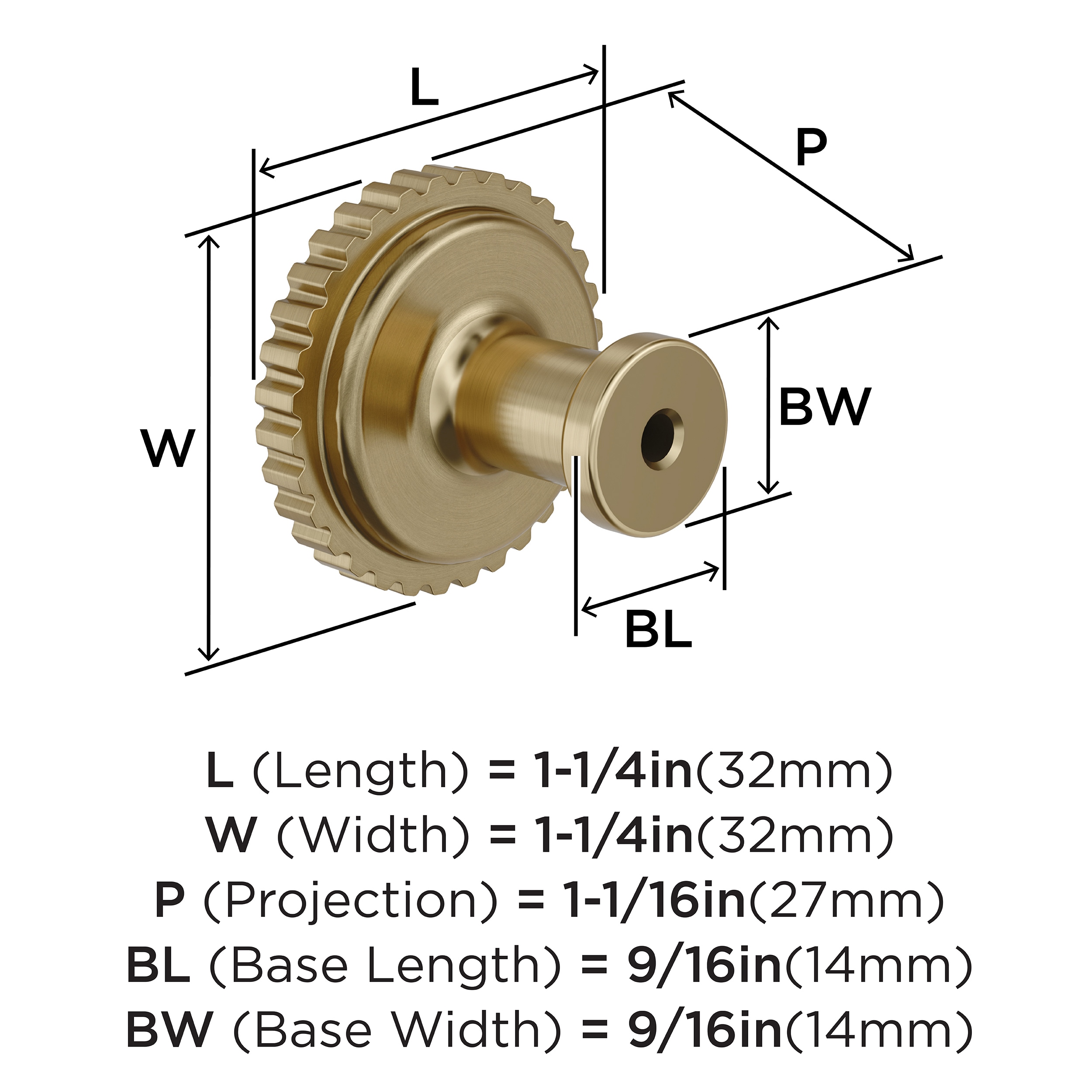 Amerock BP37800BBZ Cabinet-Knobs - View #4