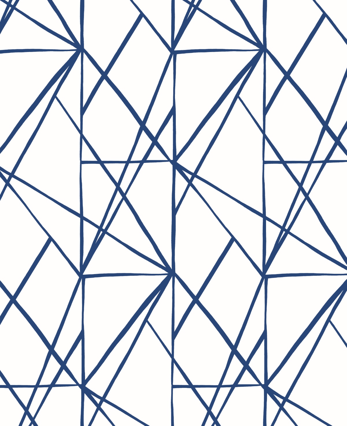 NextWall NW42502 30.75-Sq. Feet Navy Blue Vinyl Geometric Self-adhesive Peel and Stick Wallpaper
