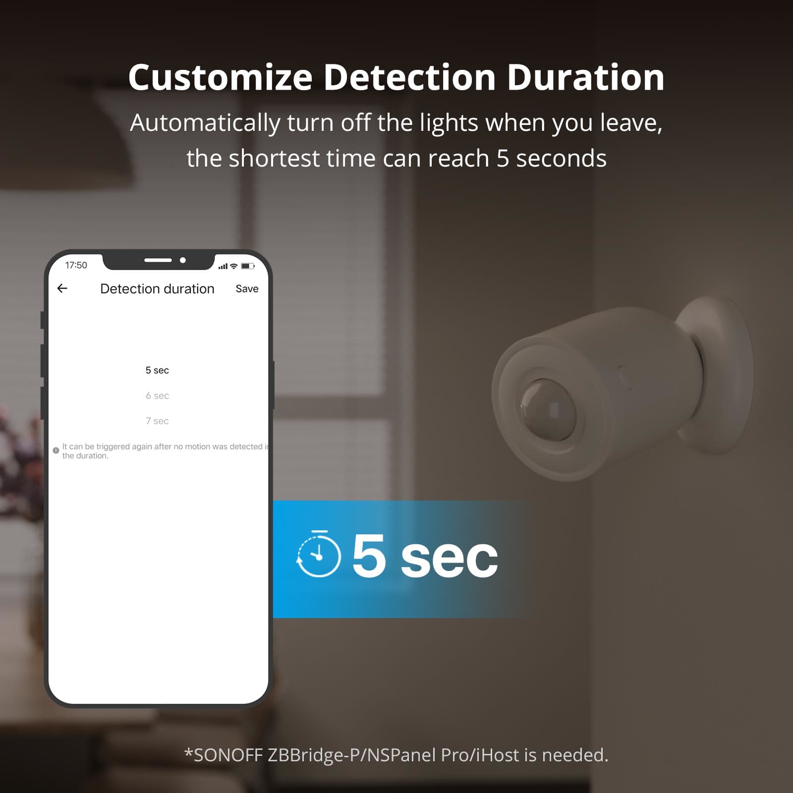 SONOFF SNZB-03P Security-Motion-Detector - View #5