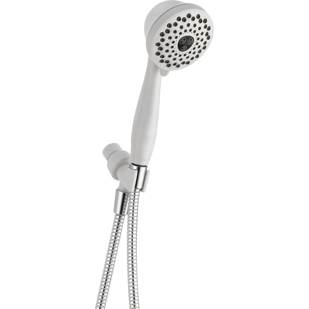 Delta White Handheld Shower 2.5-GPM (9.5-LPM) in the Shower Heads ...