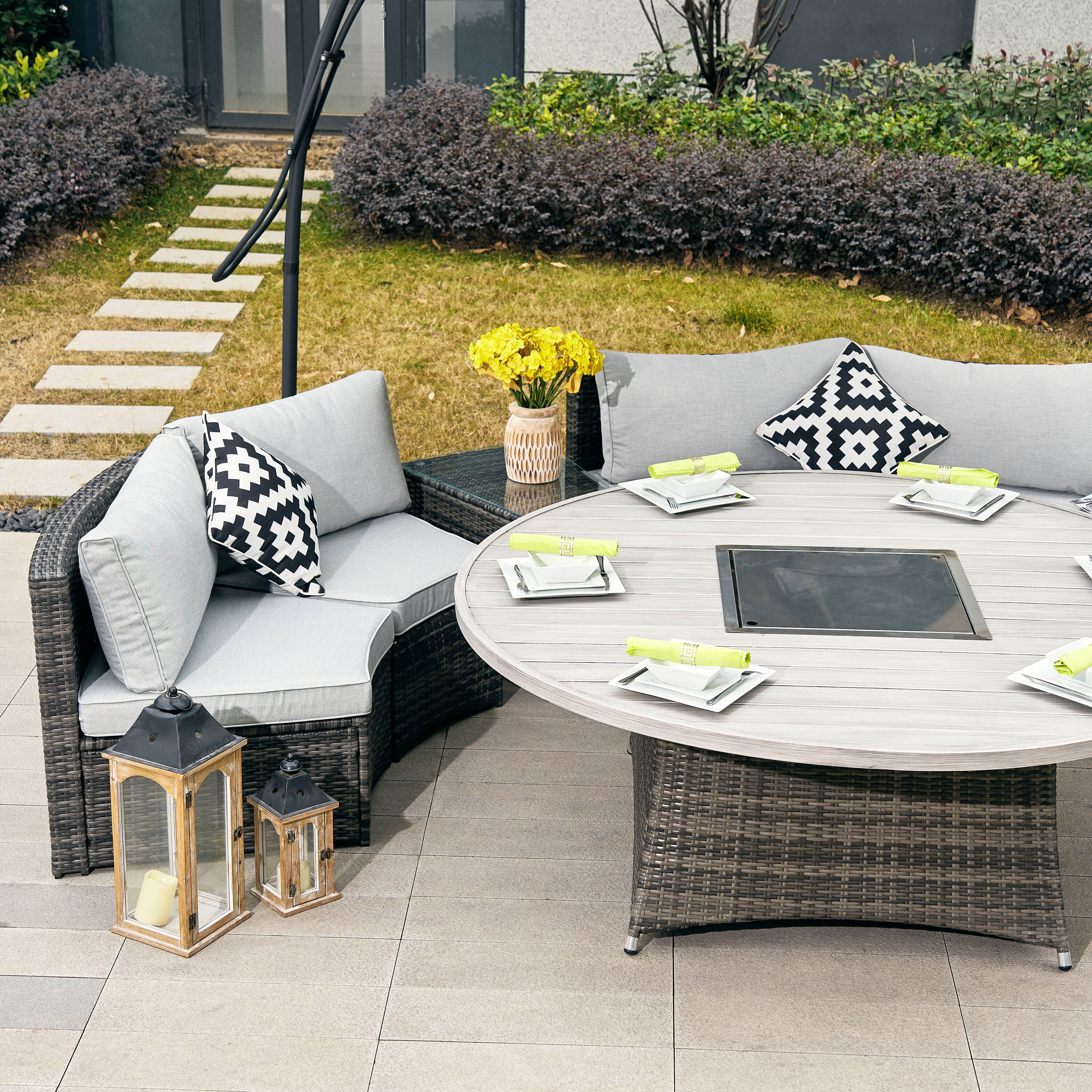 Direct Wicker DWS-1205B6S2T&08A-G Patio-Dining-Sets - View #6