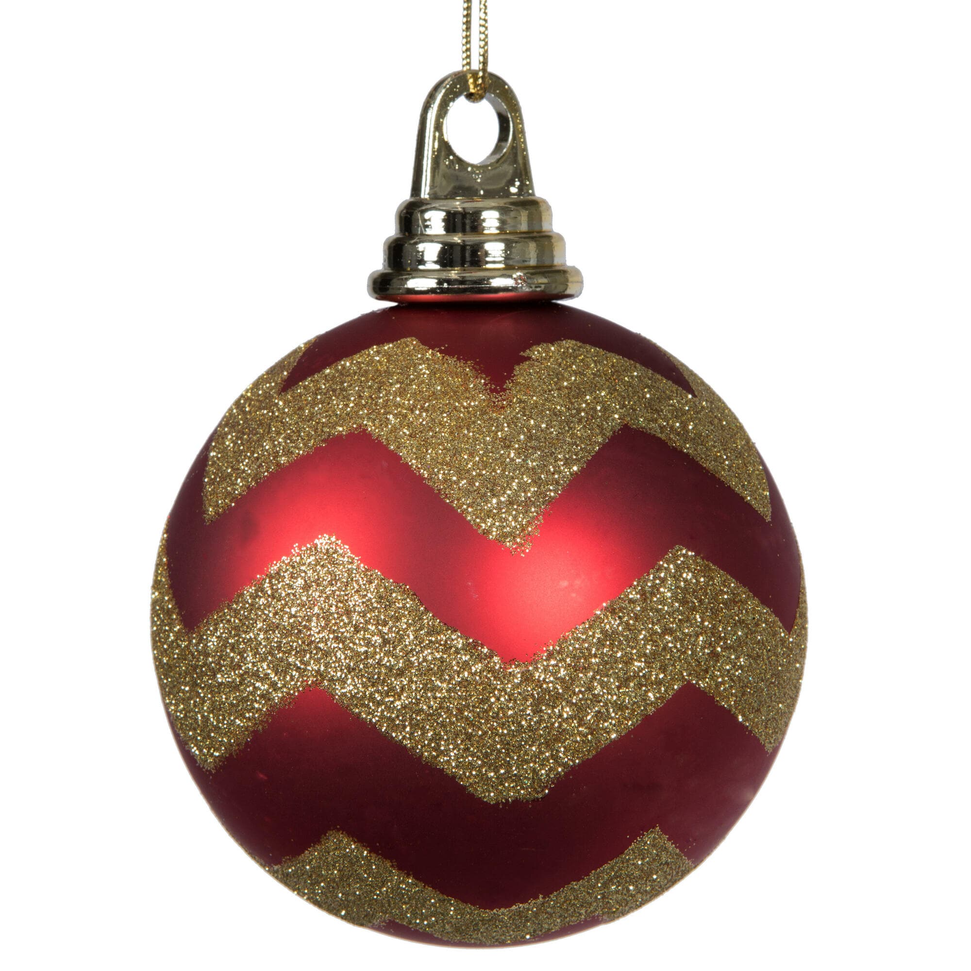 Vickerman M143386 4 -Pack Multiple colors/finishes Ball Standard Indoor Ornament set Shatterproof