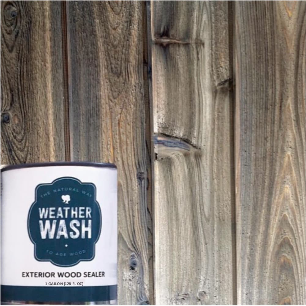 Weatherwash Weather Wash Transparent Exterior Wood Stain (1-gallon) In 