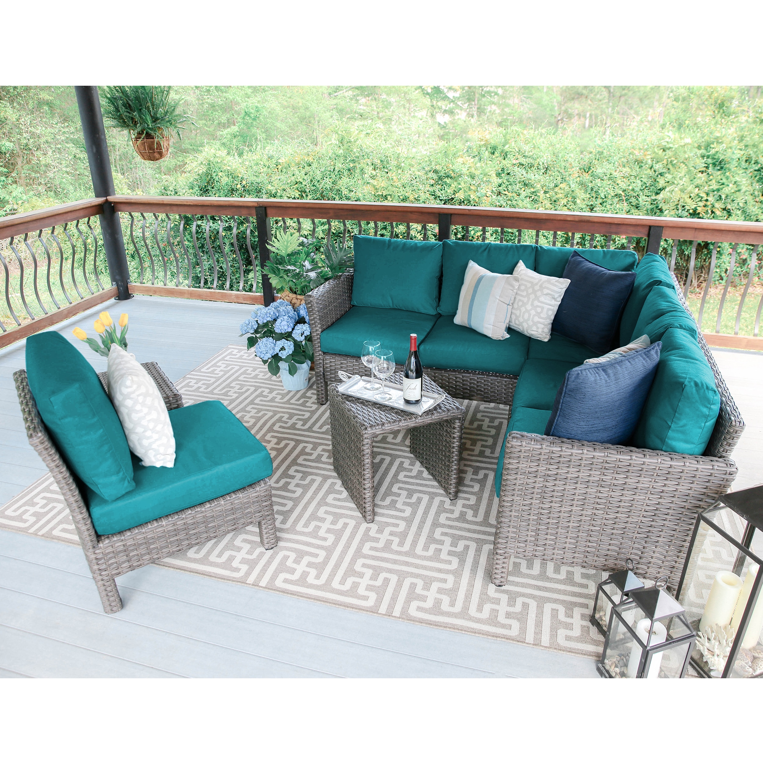 Leisure Made 768943-PEA Patio-Conversation-Sets - View #2