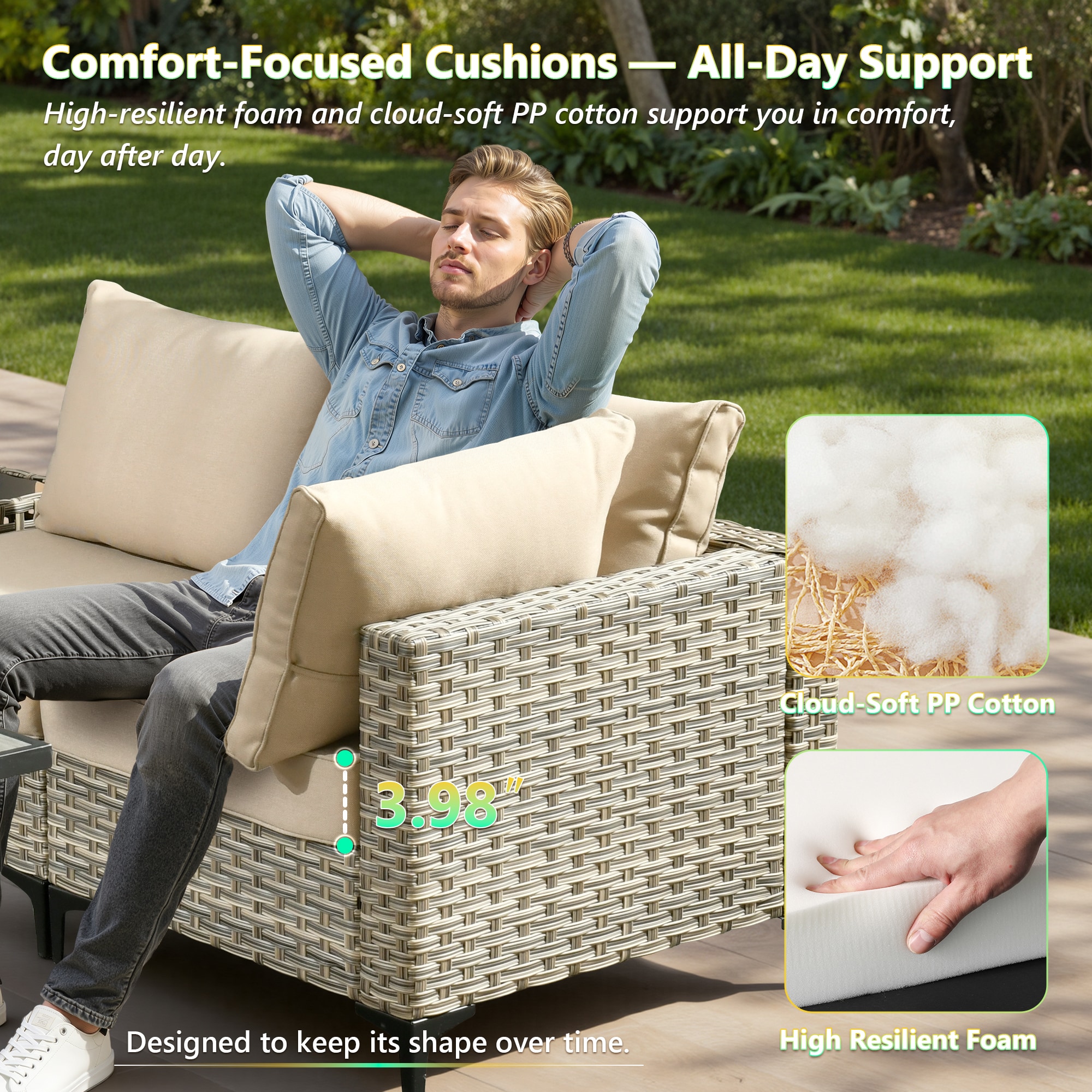 Pouuin SDFPSKT607 Patio-Sofas-Daybeds - View #6