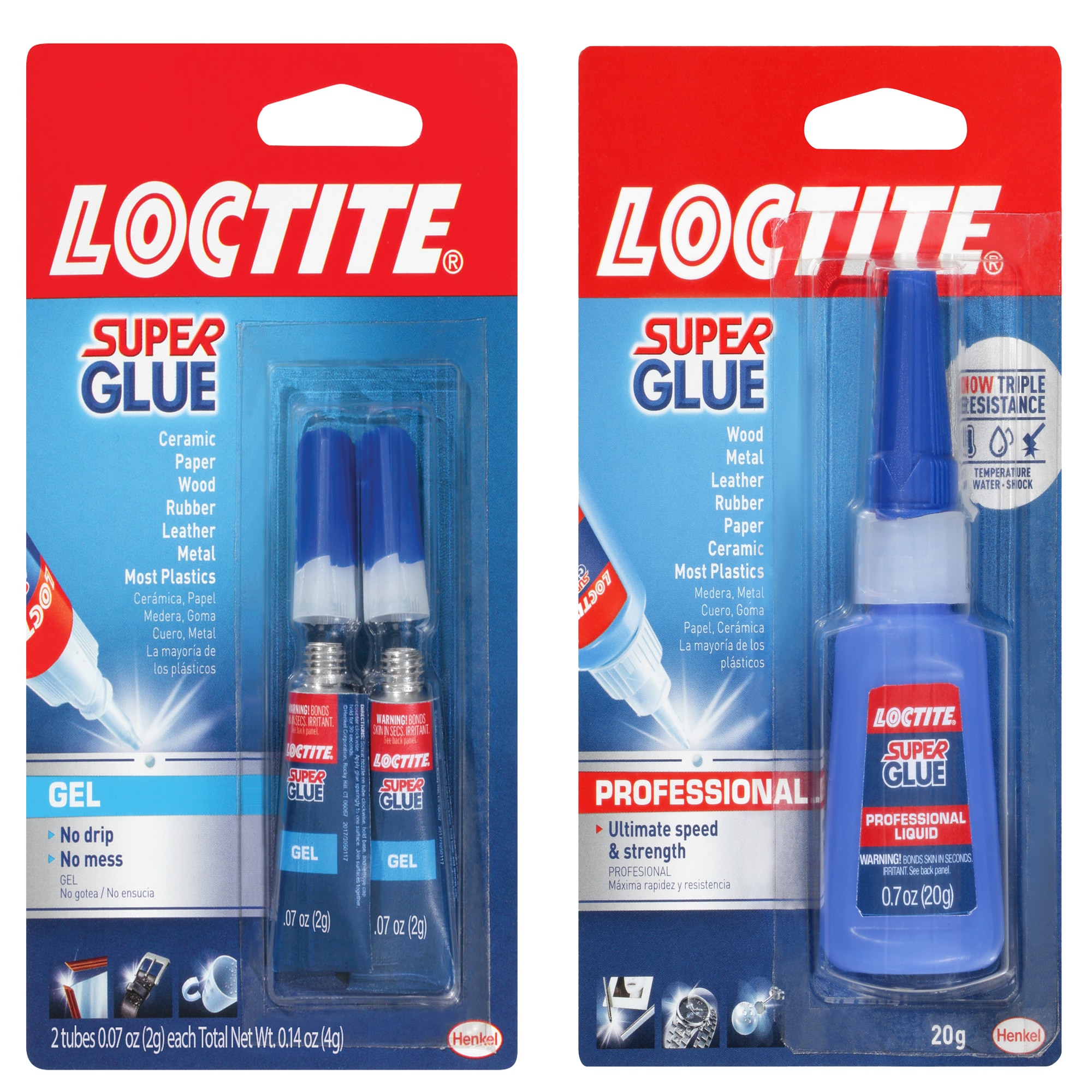 Loctite Super Glue 0.14 oz.Gel Control Clear Applicator (each