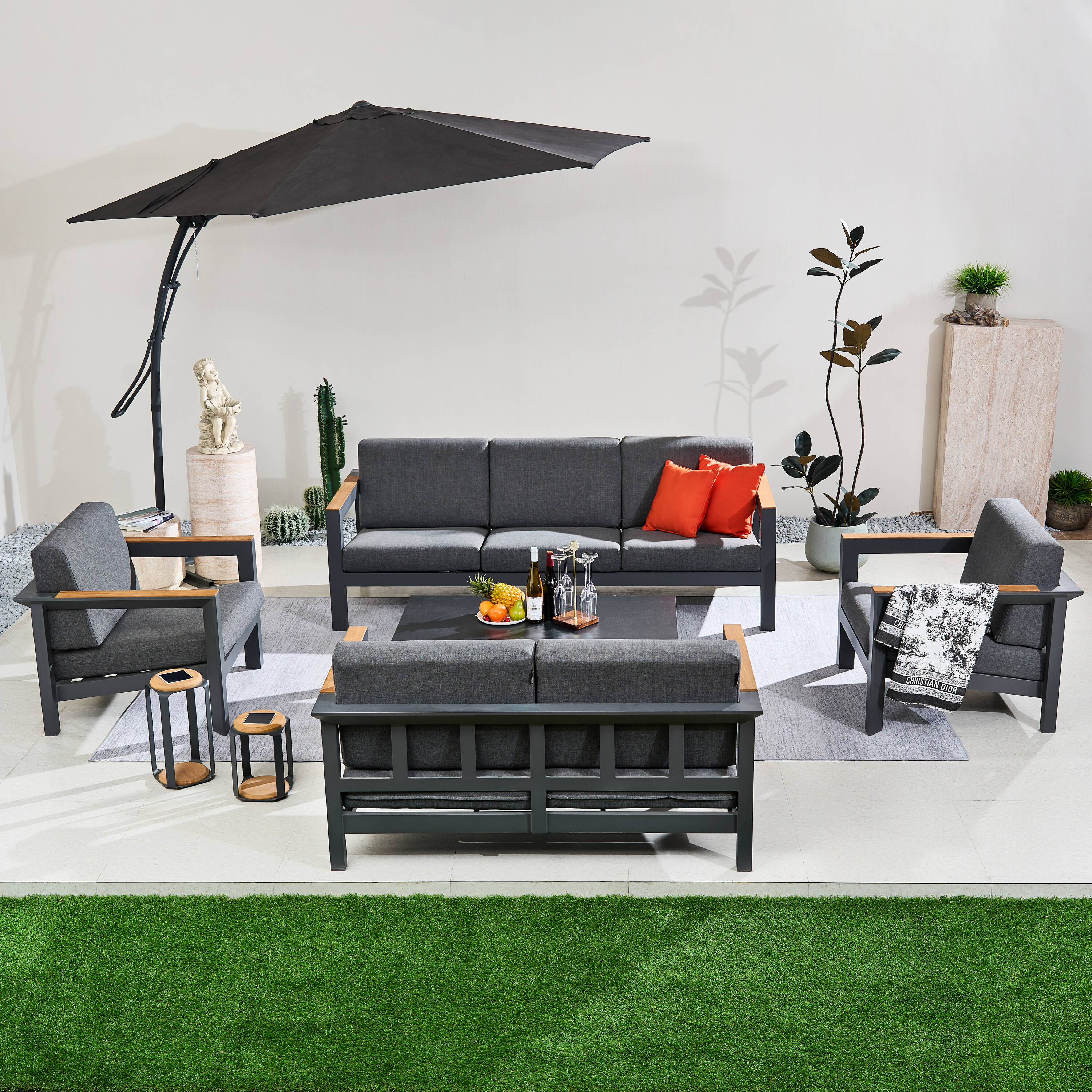Moda Furnishings MOS-263227BO Patio-Conversation-Sets - View #2