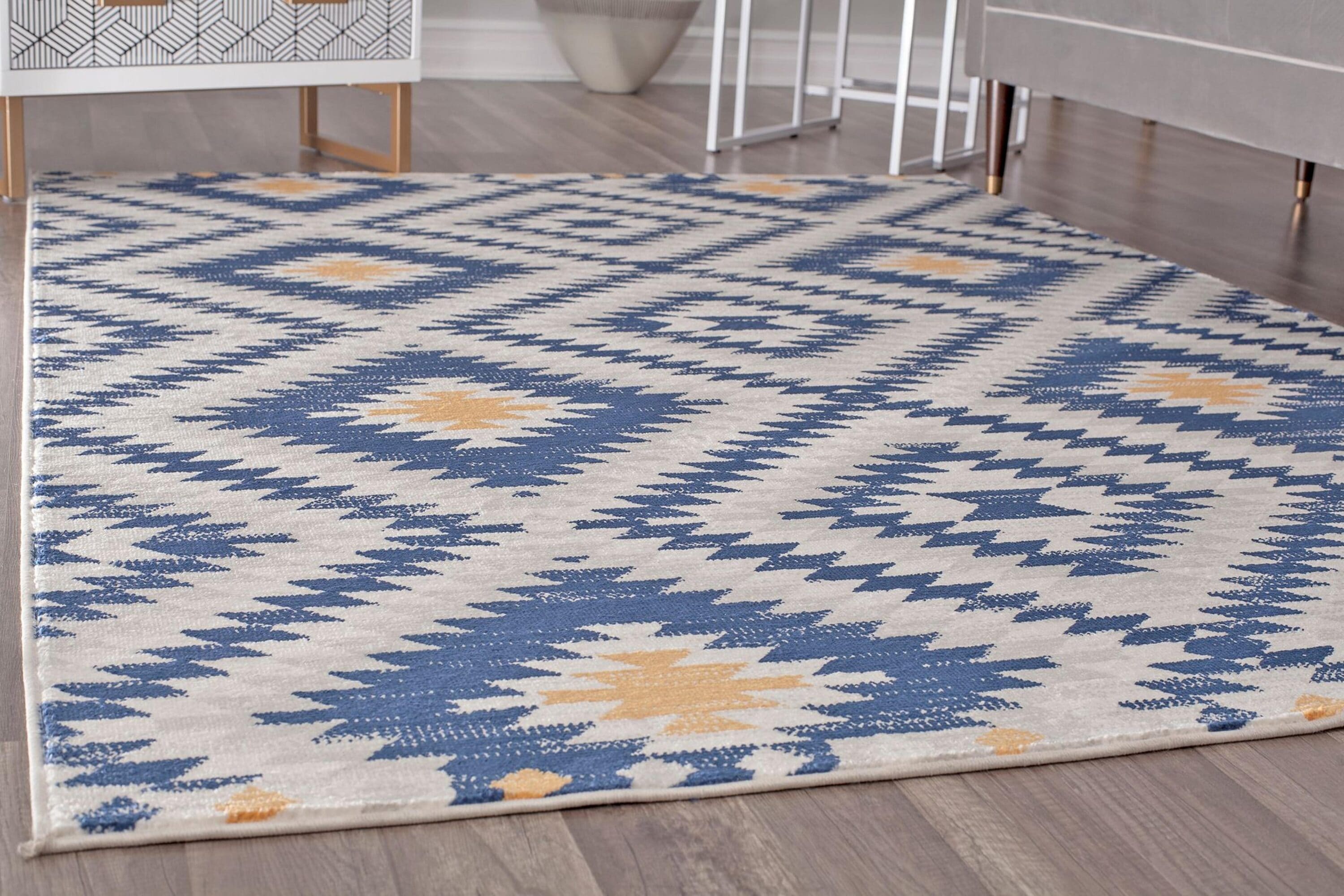 Rugs America 30465 Bodrum 2 x 4 (ft) Loomed Polypropylene Kilim Honey Rectangular Indoor Tribal Moroccan Area rug