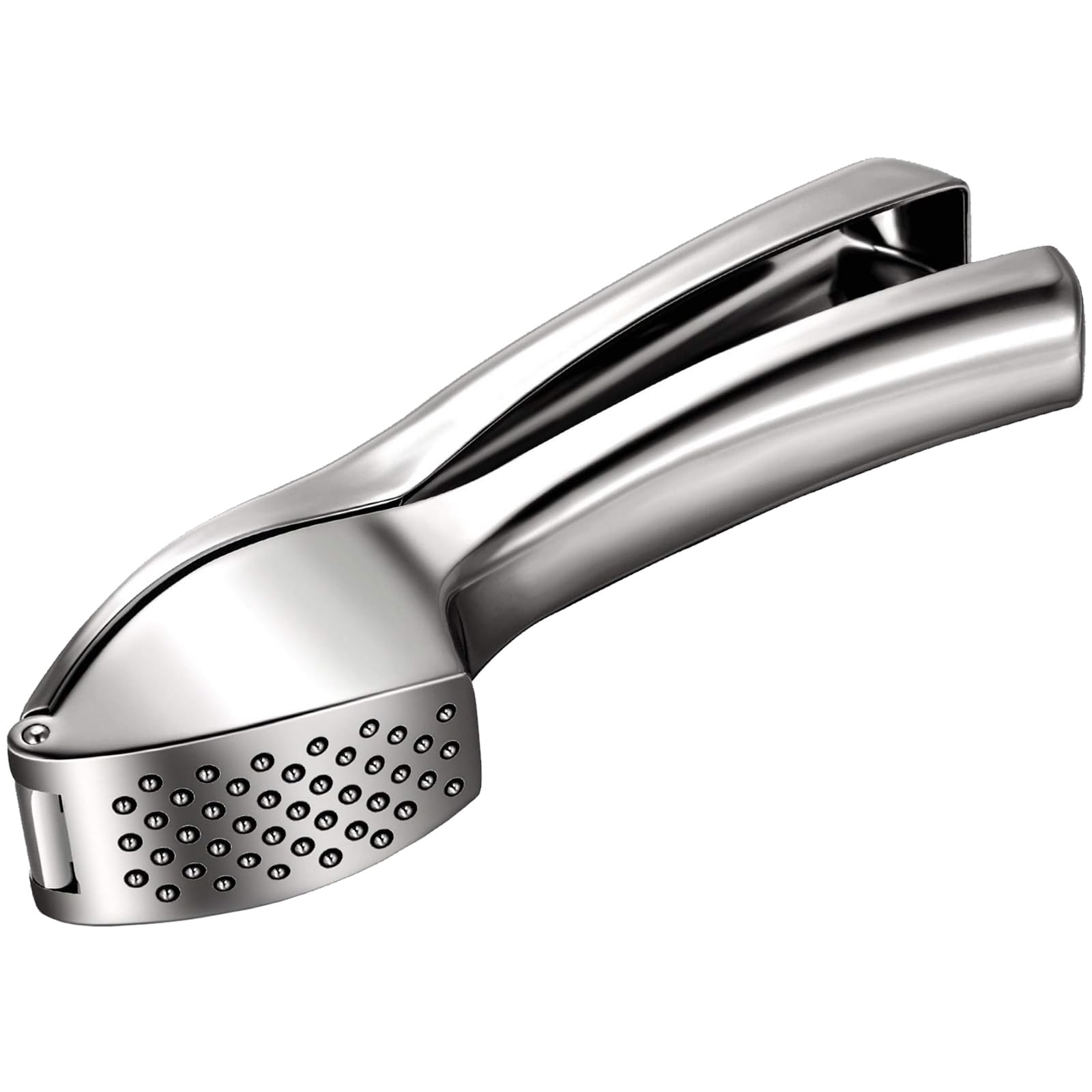 Aoibox  Heavy Duty Zinc Alloy Garlic Press and Mincer with Ergonomic Handle Large Hopper Non Stick Surface