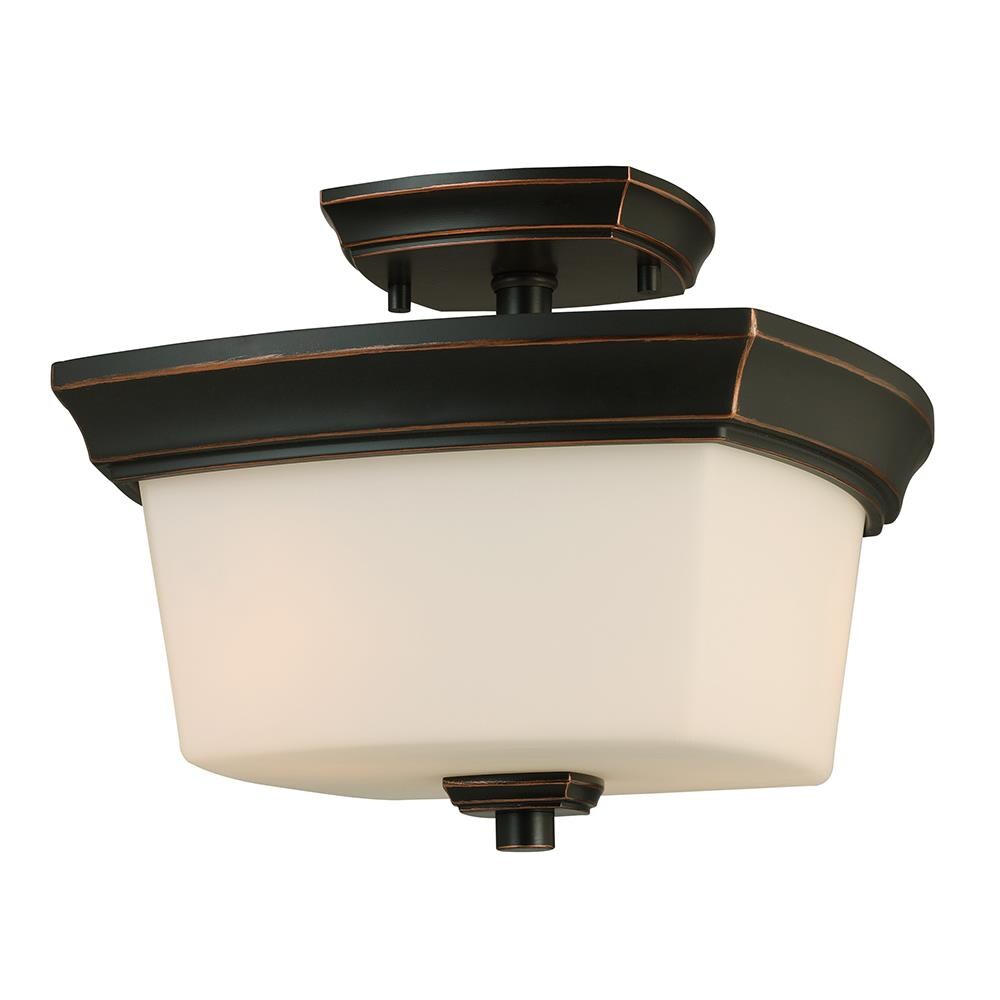 EGLO 203982A Vlacker 2-Light Bronze Semi mount light