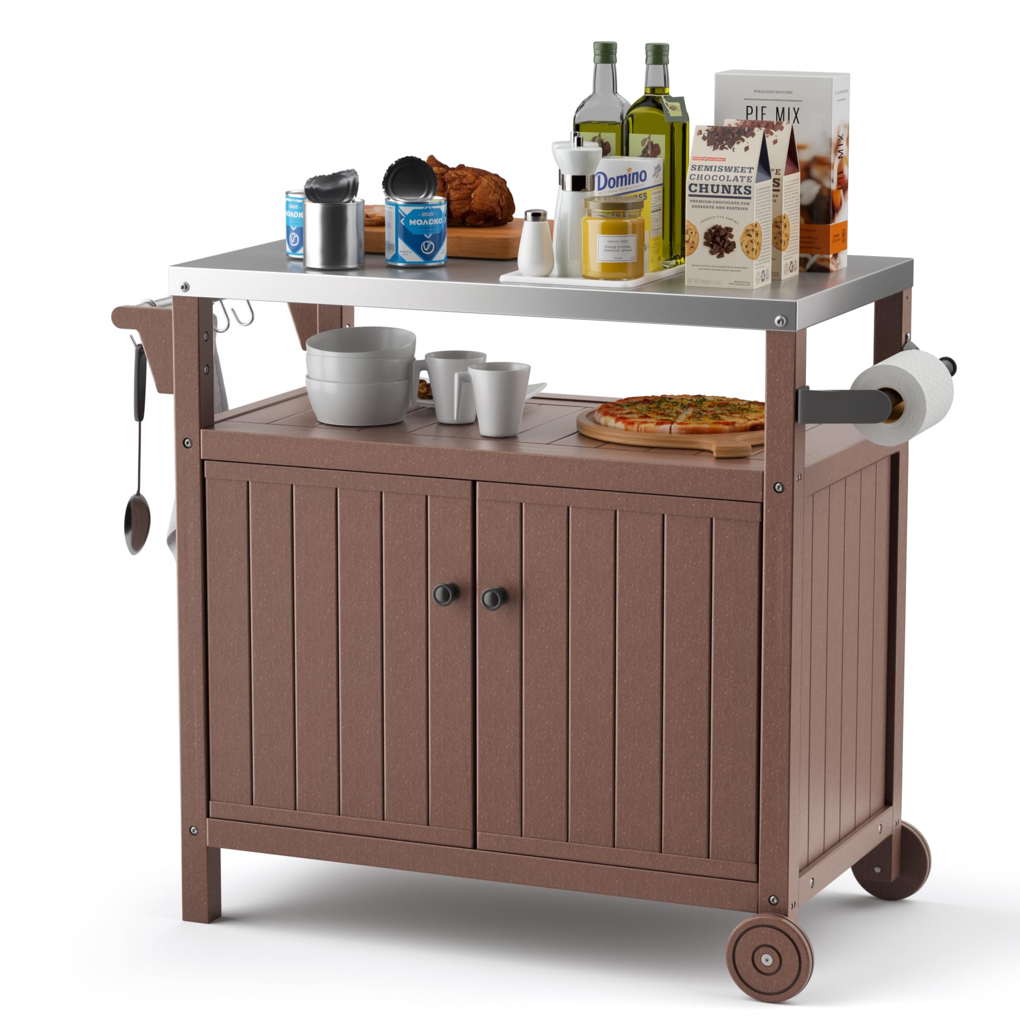 Poly furniture DC-SS05-BR Grill-Carts-Grill-Stands - View #2